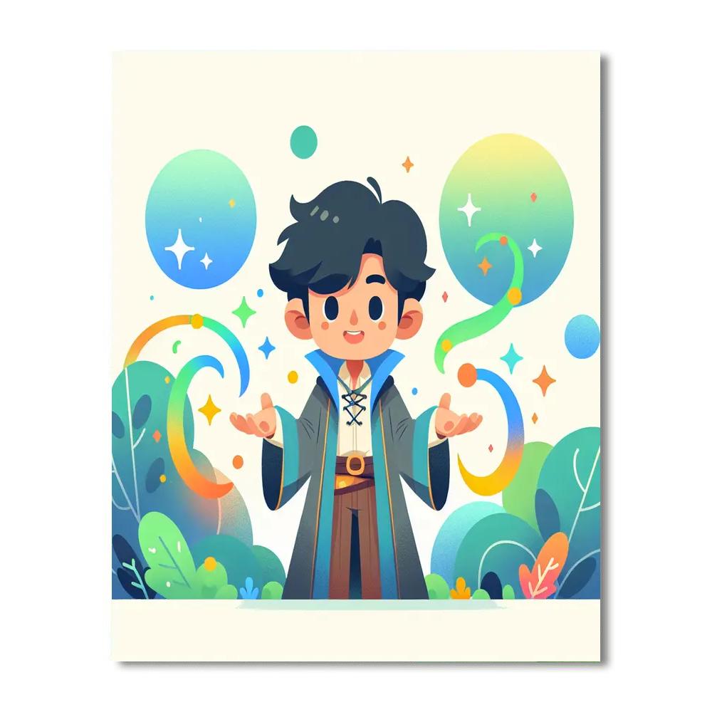 Friendly Wizard World Numbered Painting Kits