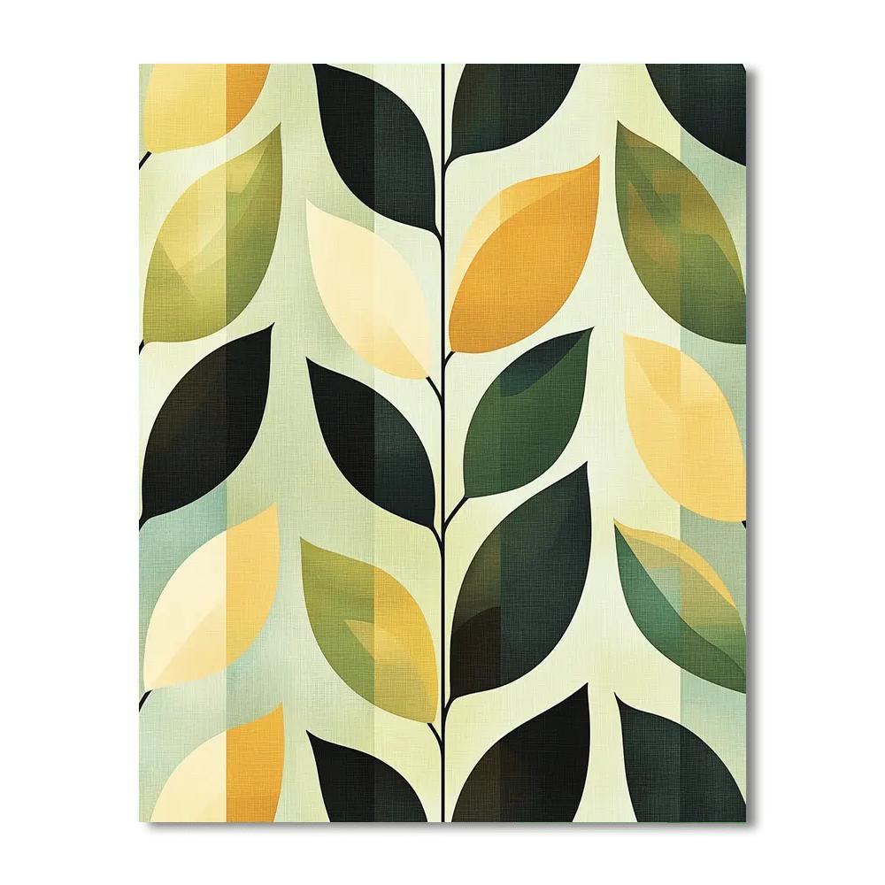 Leonardo Da Vinci Inspired Elemental Patterns  Painting Number Kit