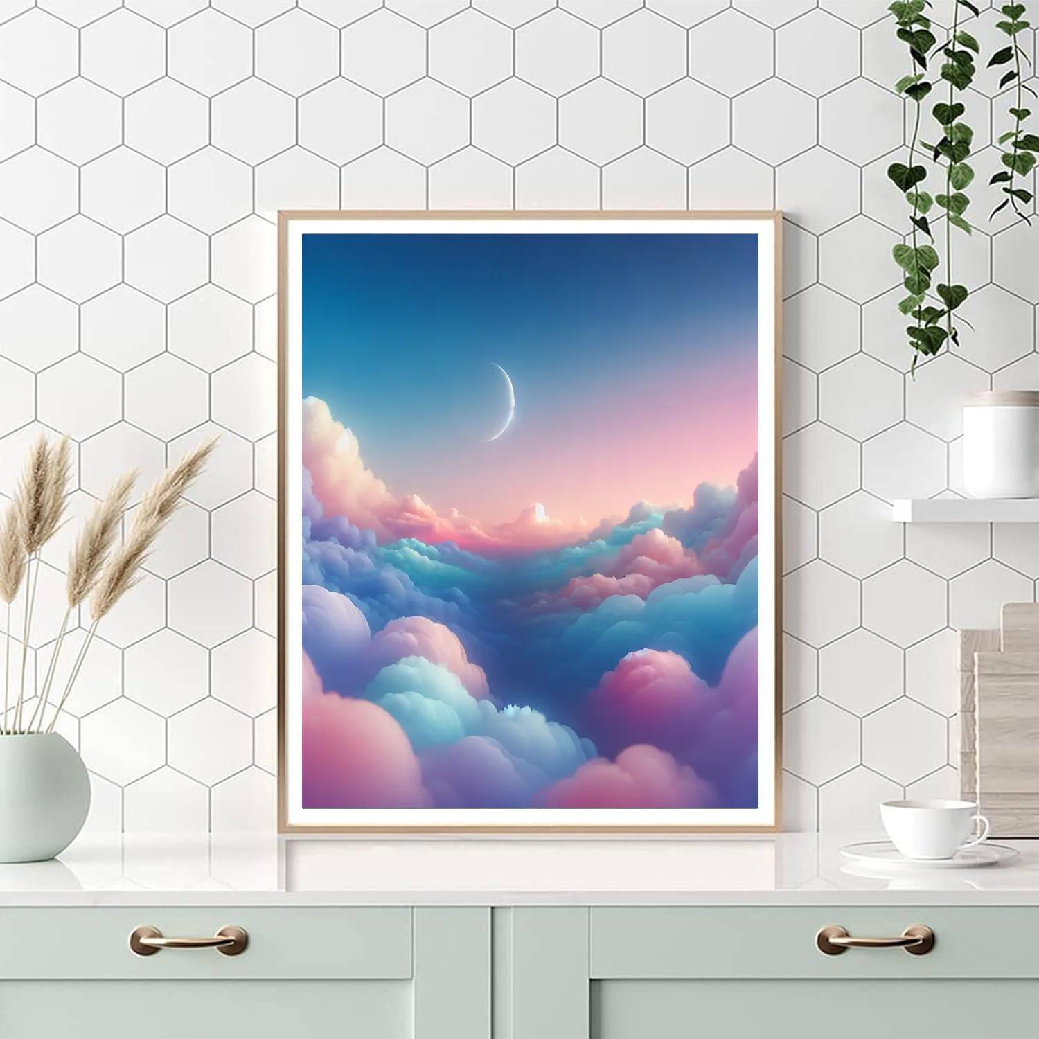 Dreamy Pastel Skies Paint By Numbers