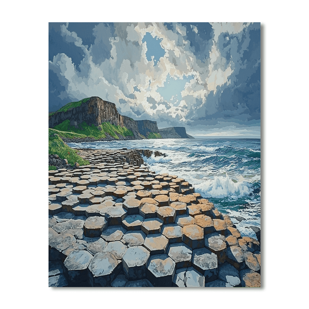 Giant's Causeway - County Antrim Paint By Numbers Kits