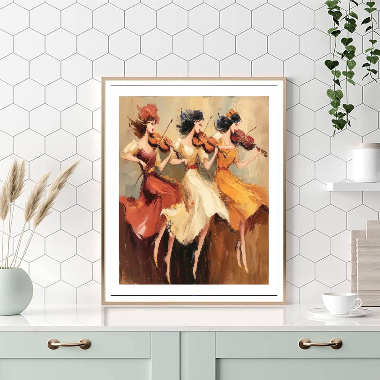 A Mother's Gift Of Music Paint By Number