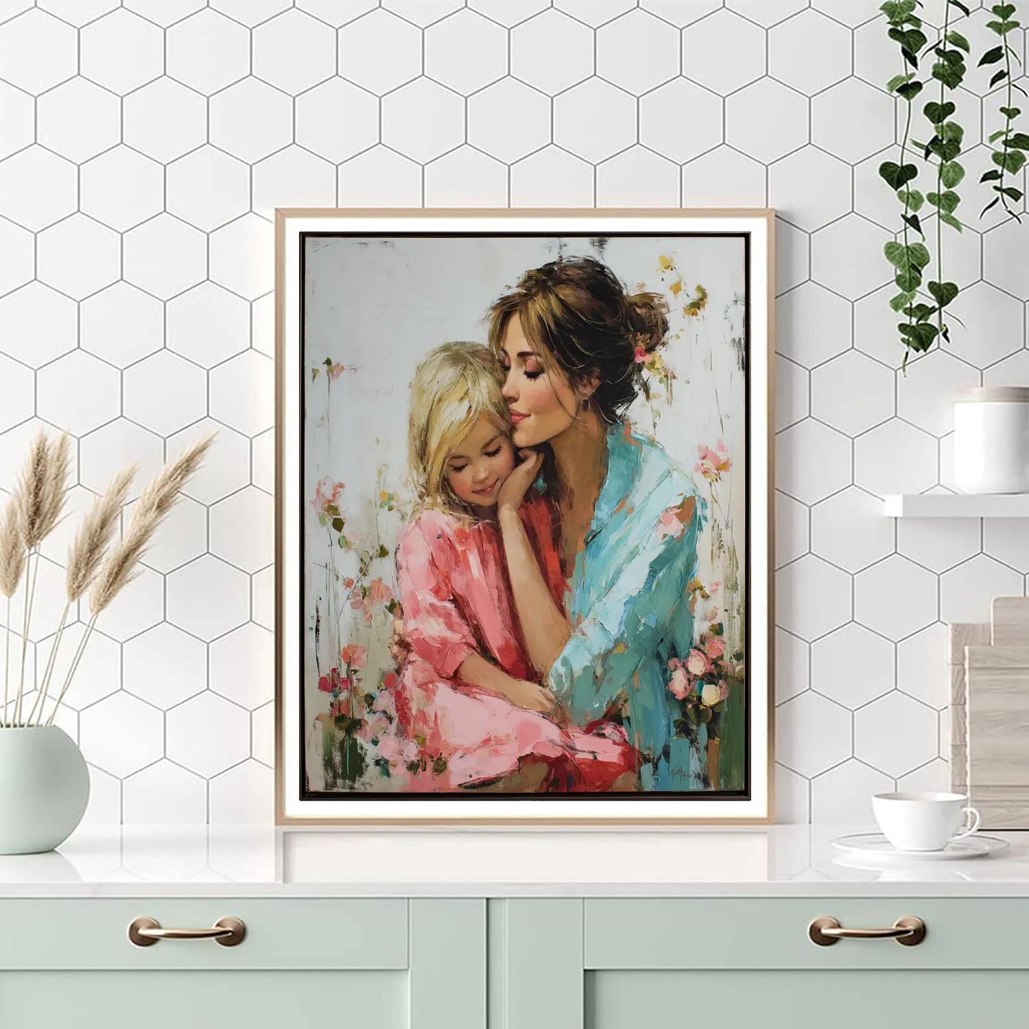 Mommy's Sweet Embrace Numbered Painting Kits