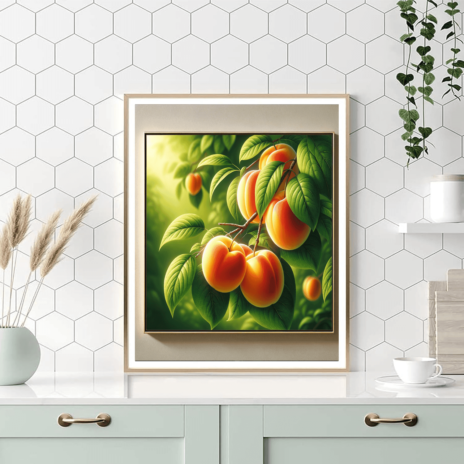Sweet Peaches Painting Number Kit