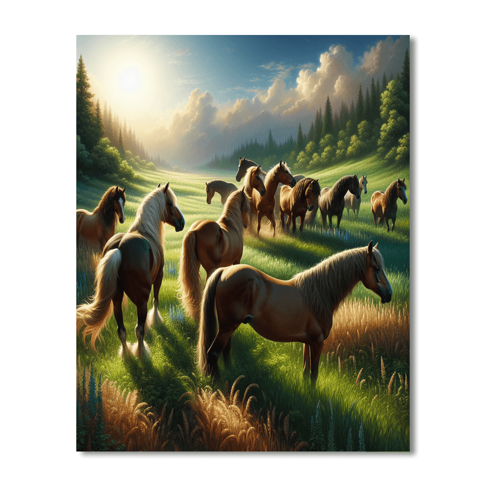 Horse Whisperer's Haven Paint By Color