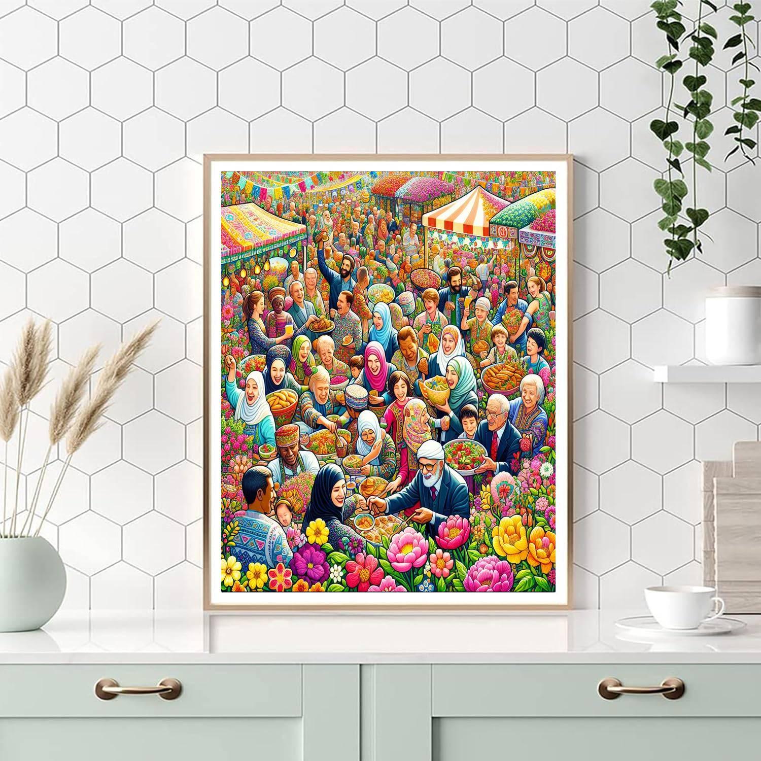 Sunny Spring Festival Paint By Number