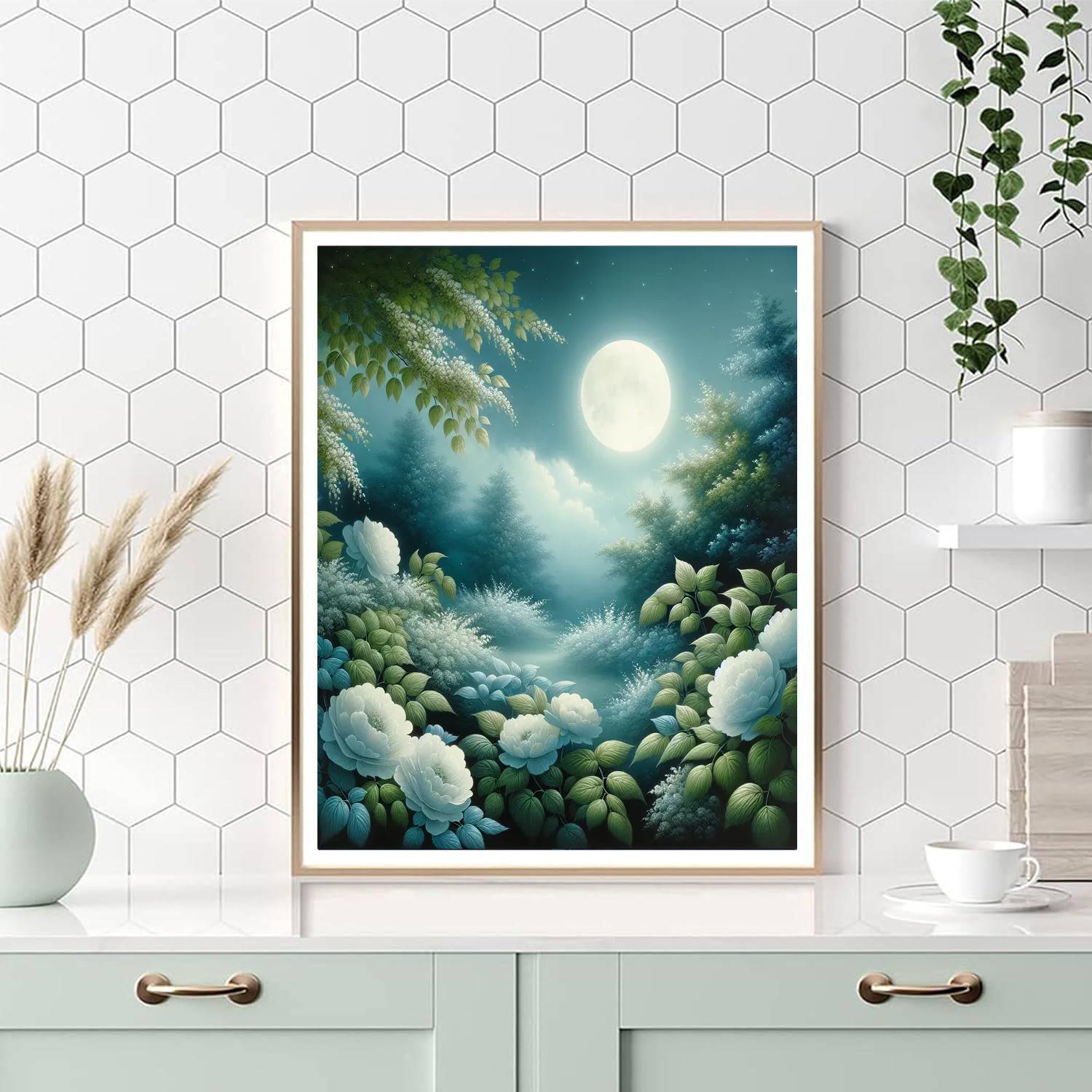 Magical Moonlit Garden Paint By Color