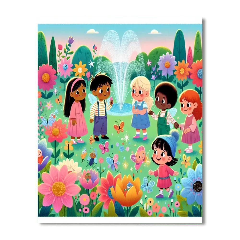 Enchanted Garden Quest Paint By Color
