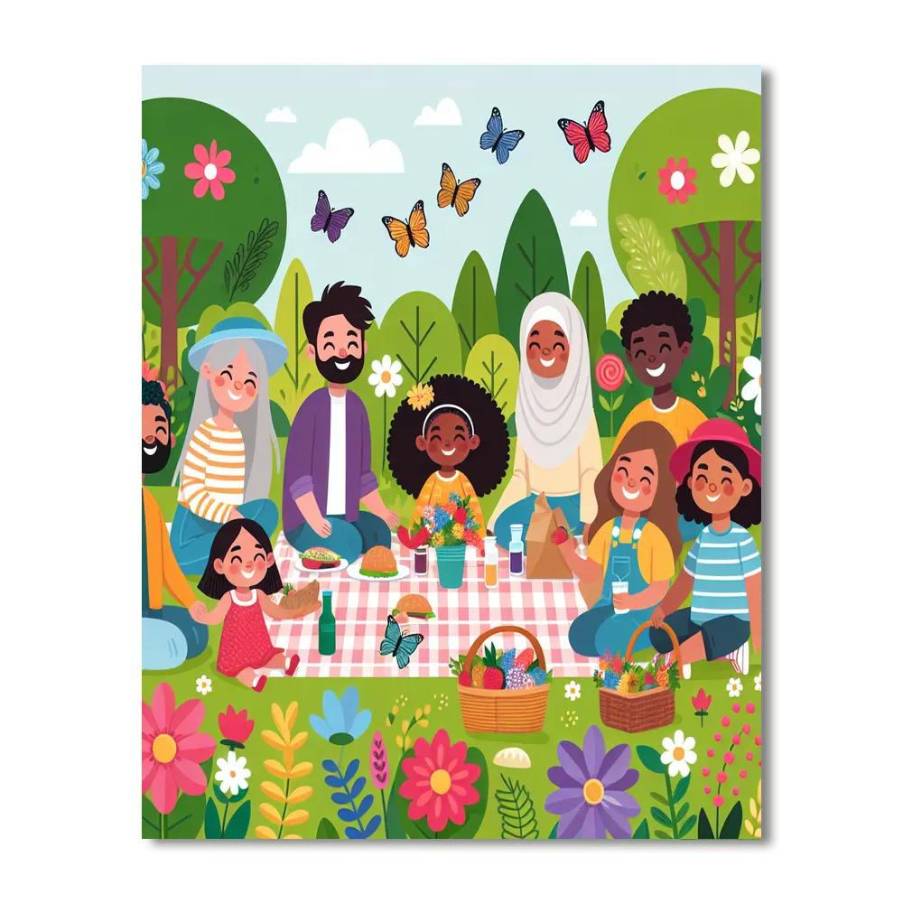 Garden Party Adventures Paint By Numbers