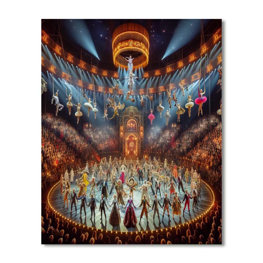 Circus Festival Of Monte-carlo Number Painting