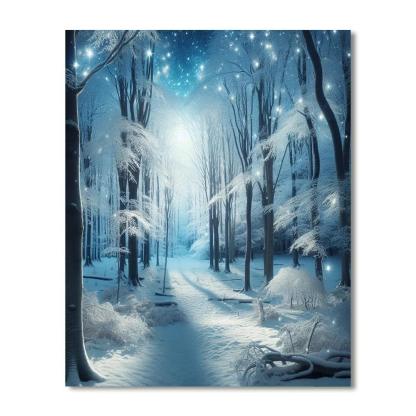 Winter Woodland Magic Paint By Numbers Kits
