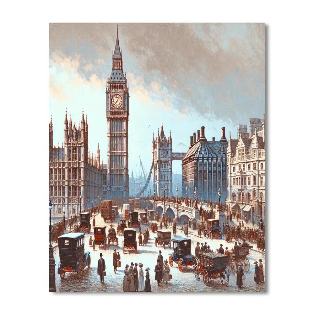 London's Historic Charm Paint By Numbers