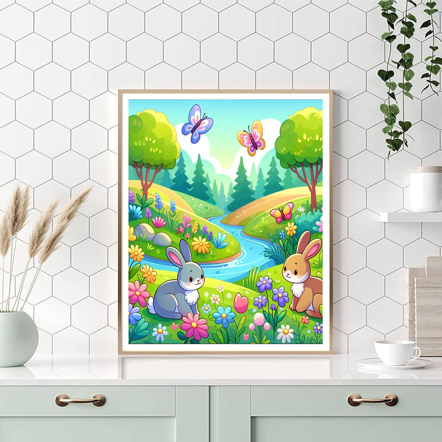 Majestic Meadow Harmony Numbered Painting Kits