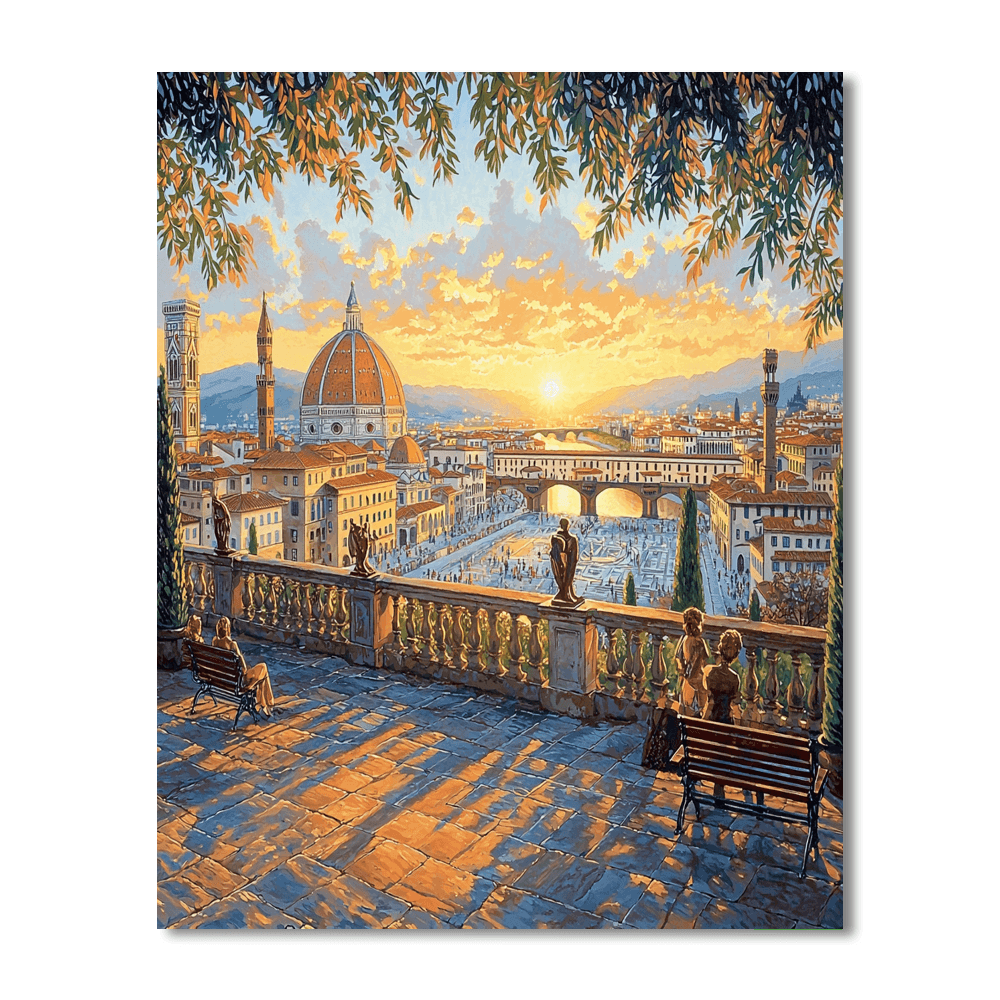 Piazzale Michelangelo - Florence Paint By Numbers