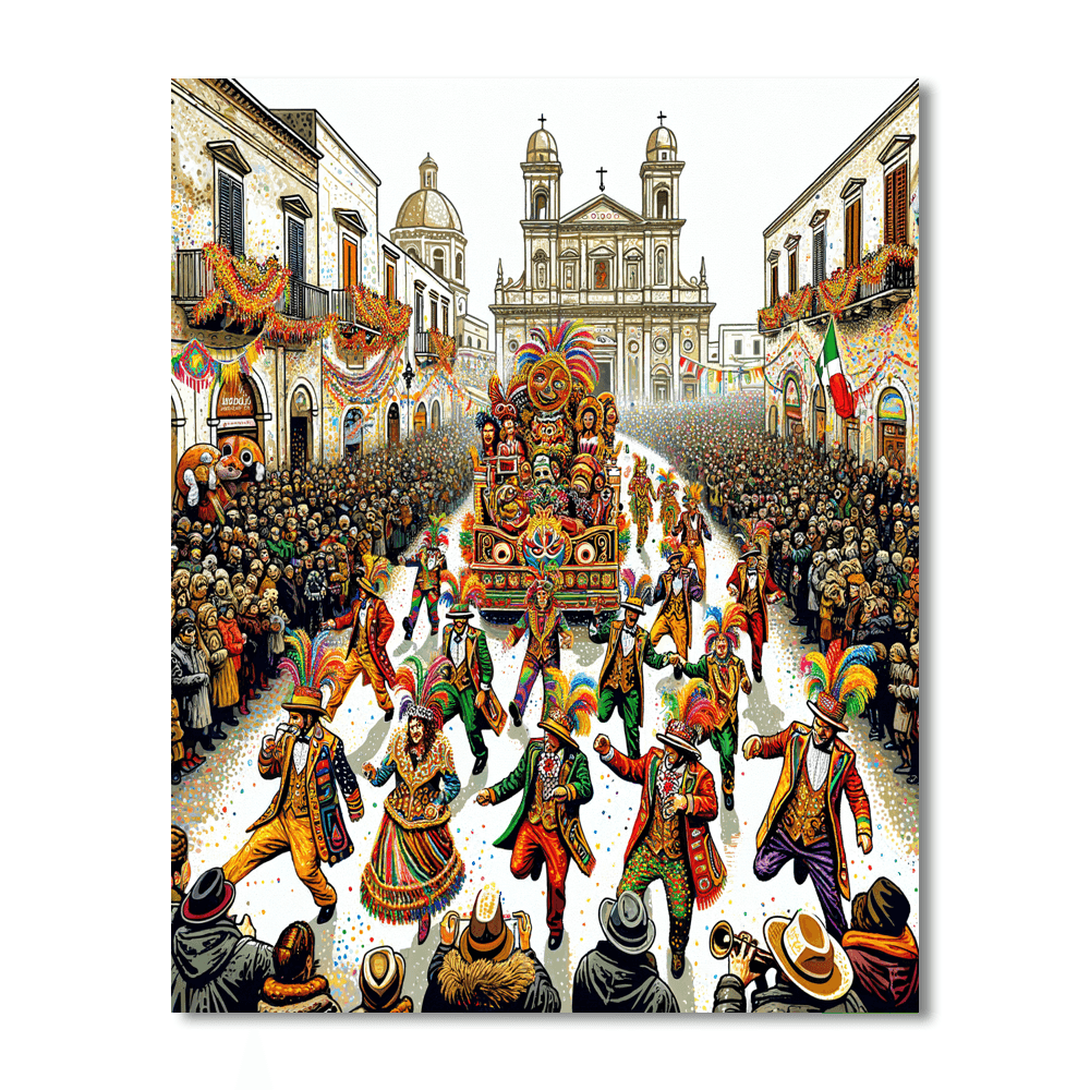 The Otranto Carnival Paint By Color