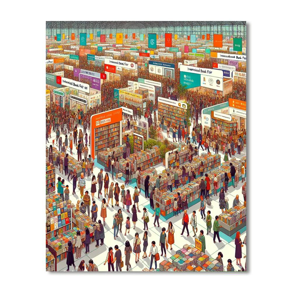 International Book Fair Of Buenos Aires Paint By Numbers