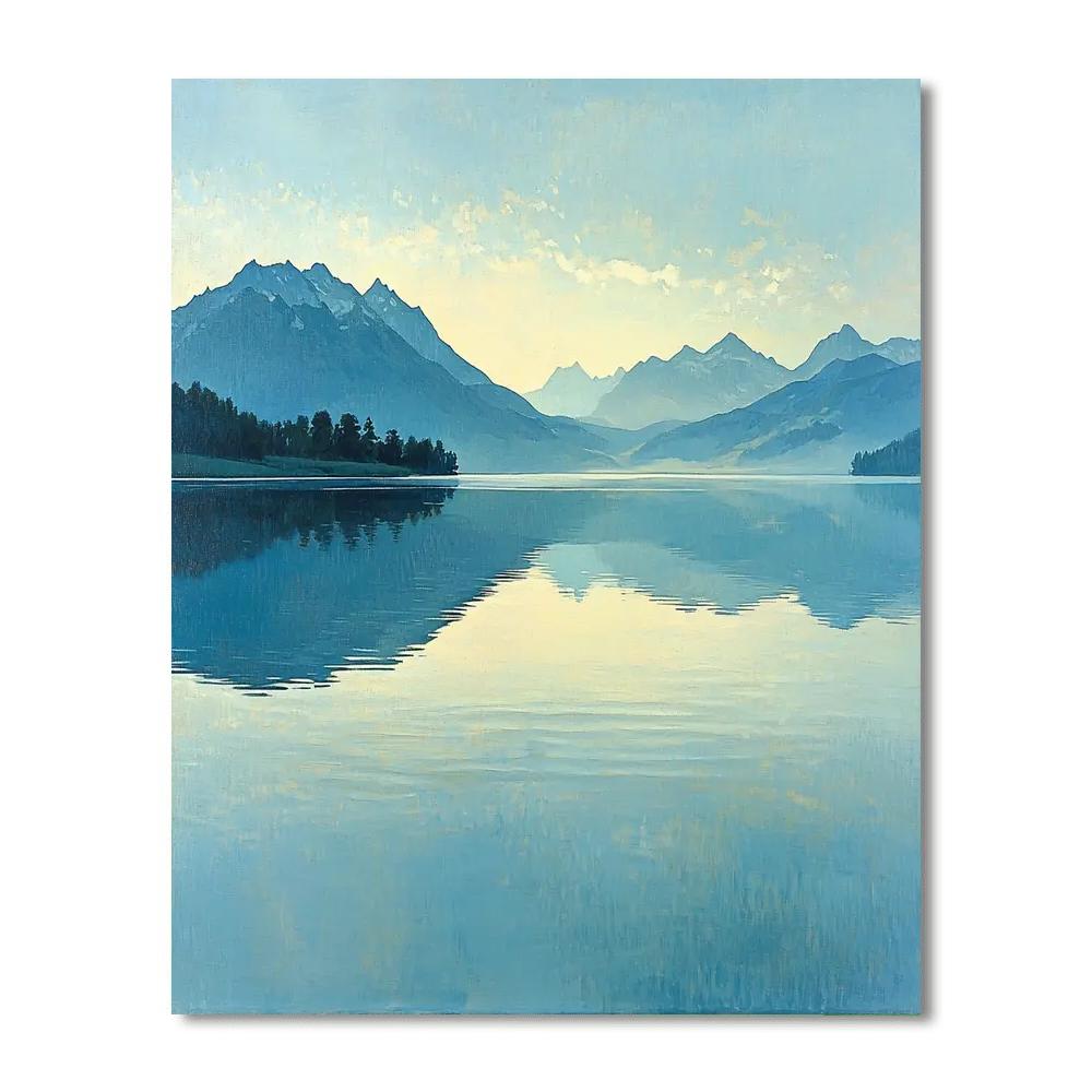 John Singer Sargent Inspired Artistic Reflections  Number Painting