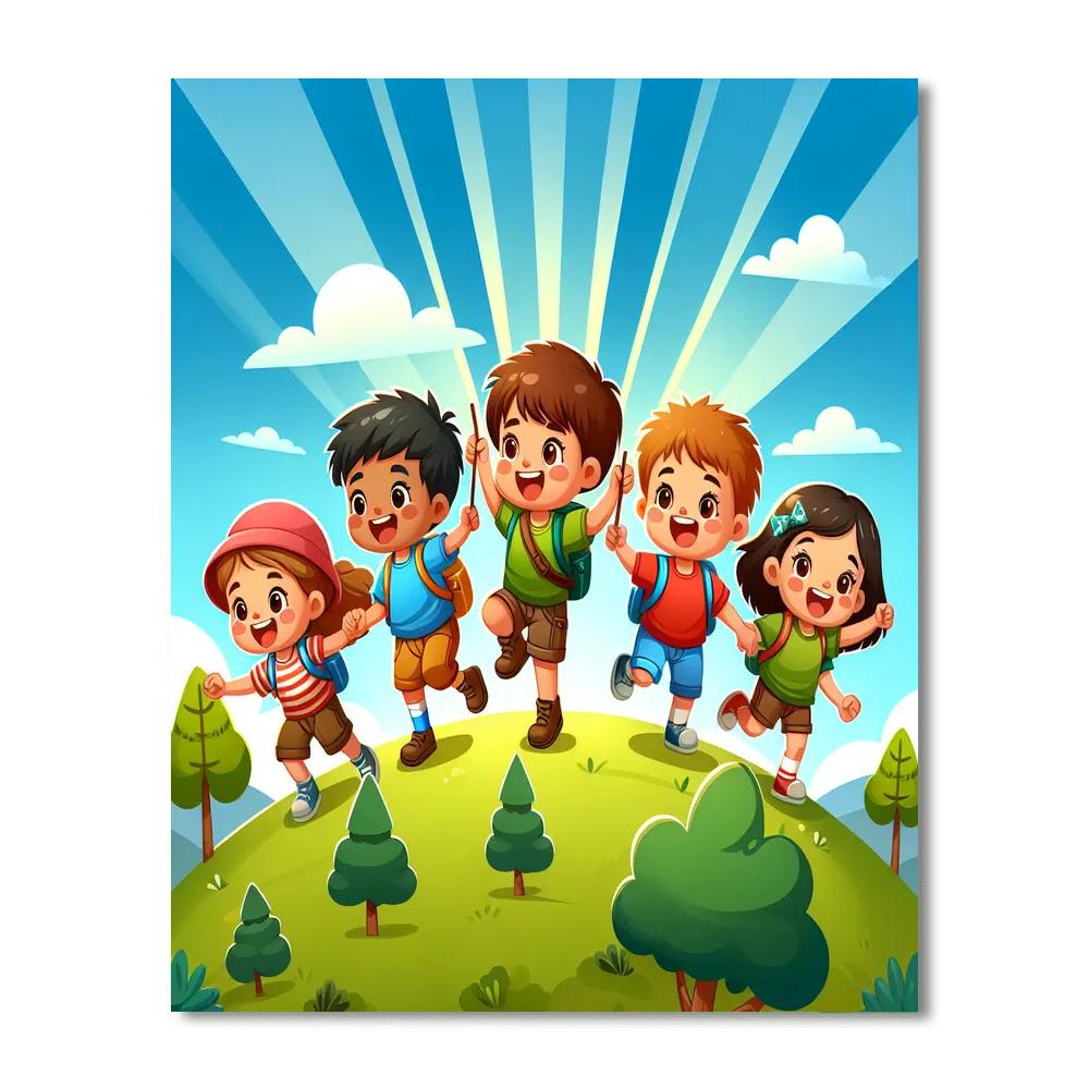 Daring Little Adventurers Numbered Painting Kits