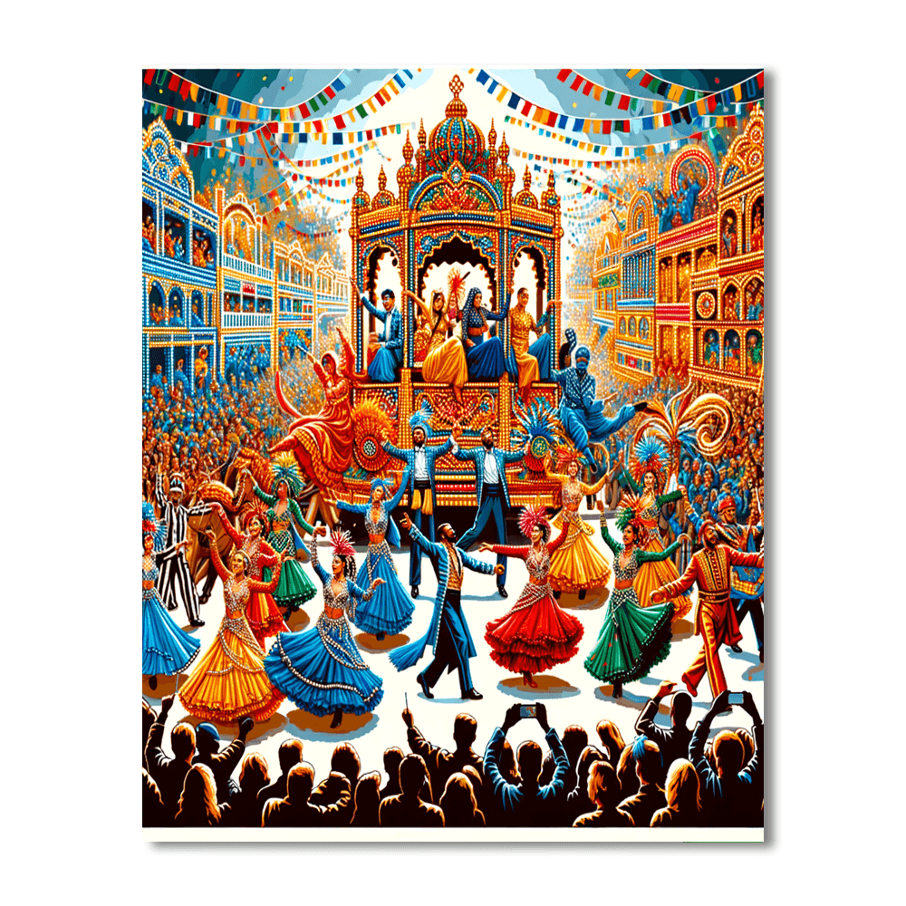 Chingay Parade - Singapore Paint By Number