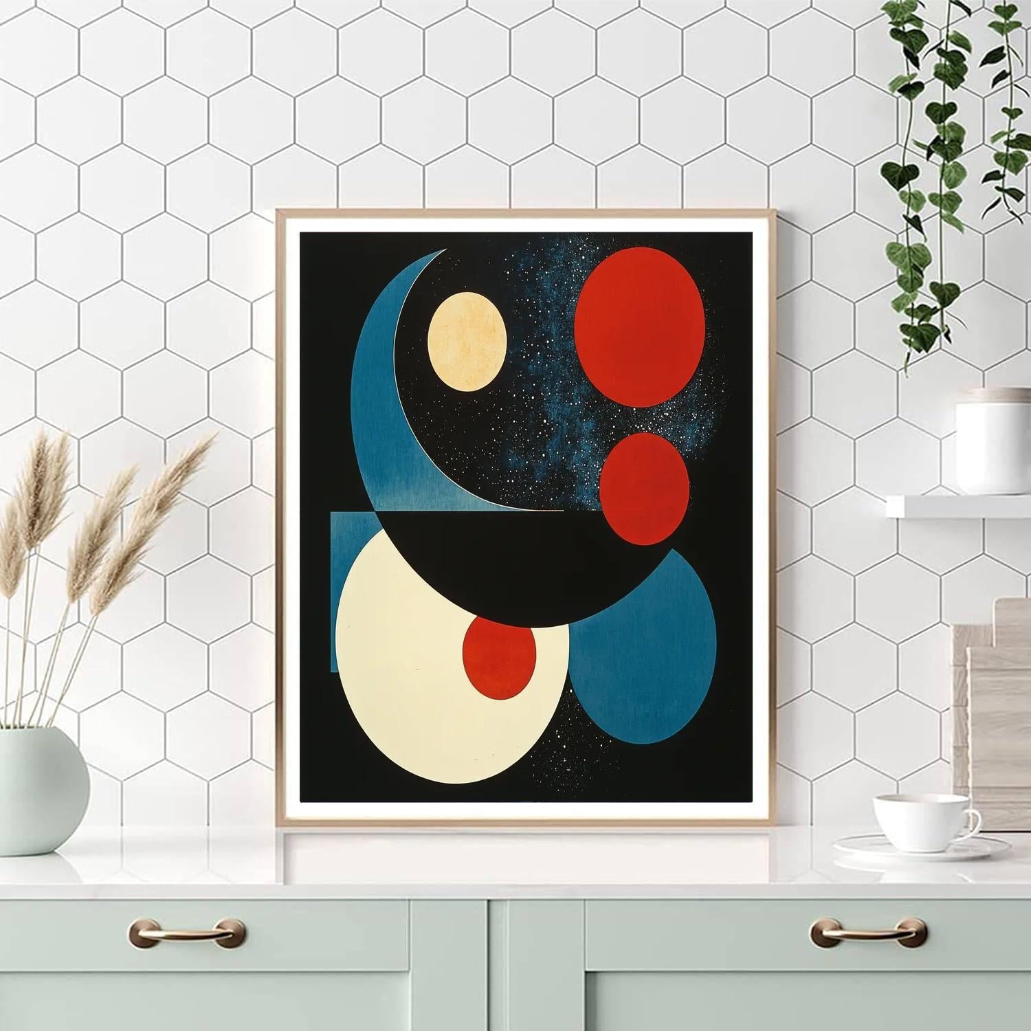 Kazimir Malevich Inspired Cosmic Dimensions  DIY Paint By Numbers