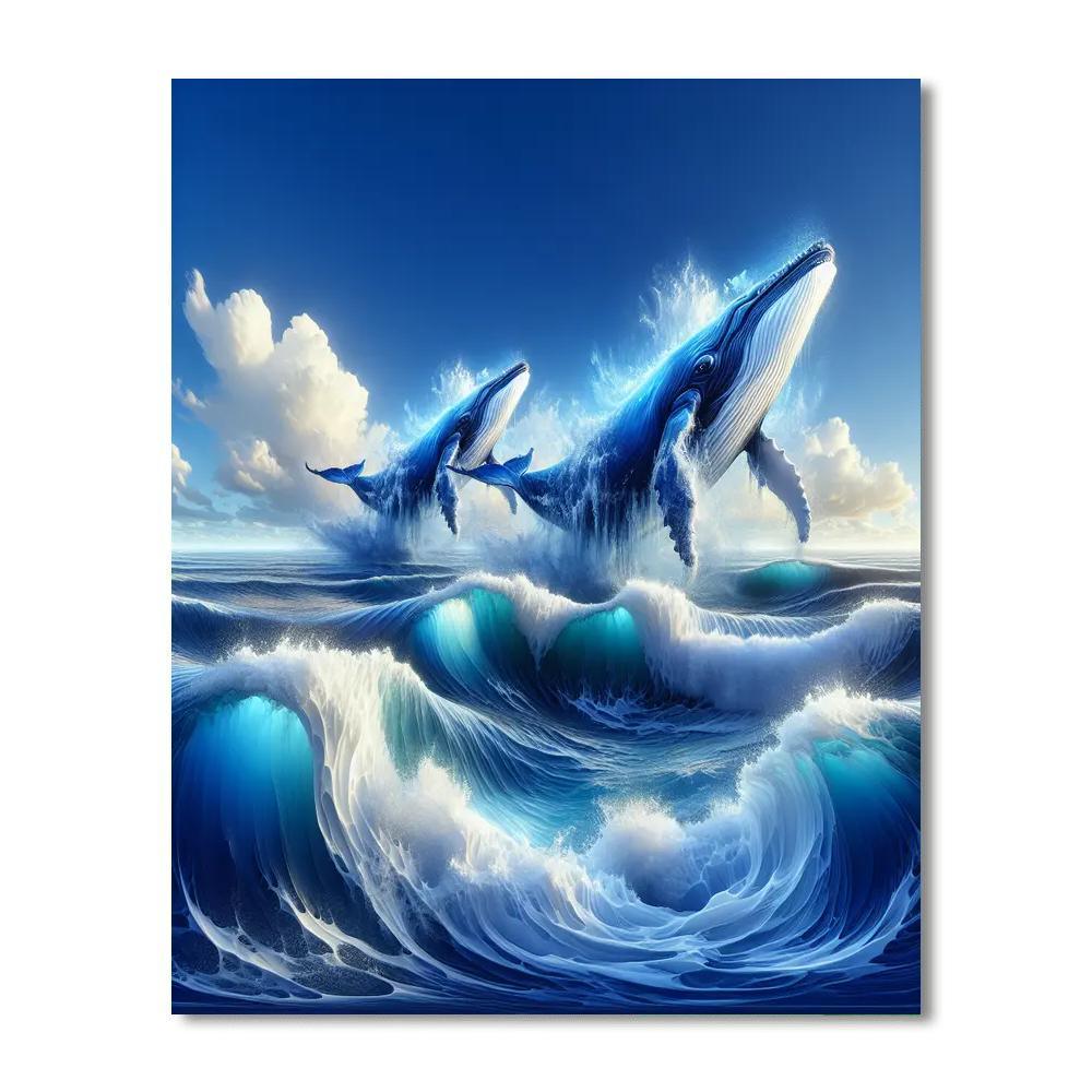 Whale Tale Wonders Numbered Painting Kits