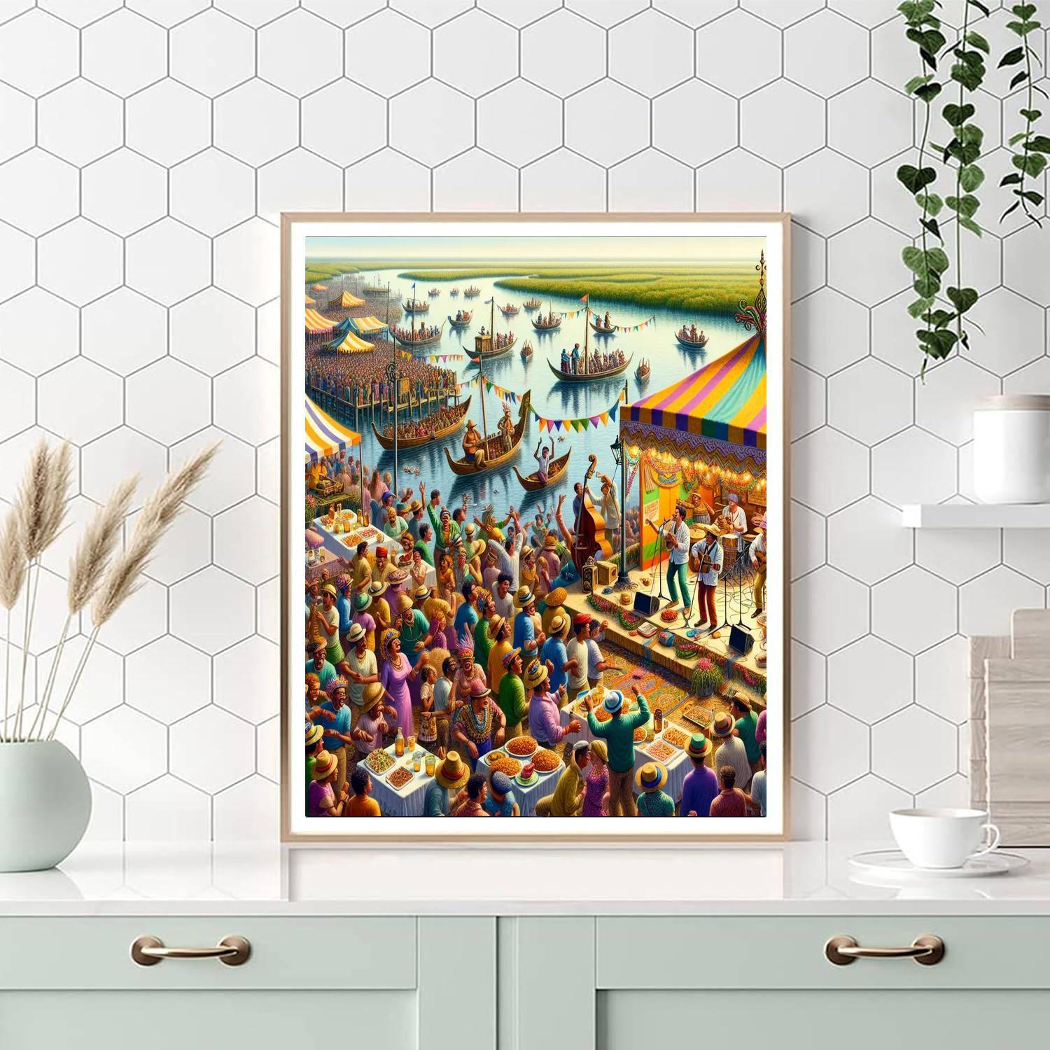 Bayou Boogaloo Paint By Number