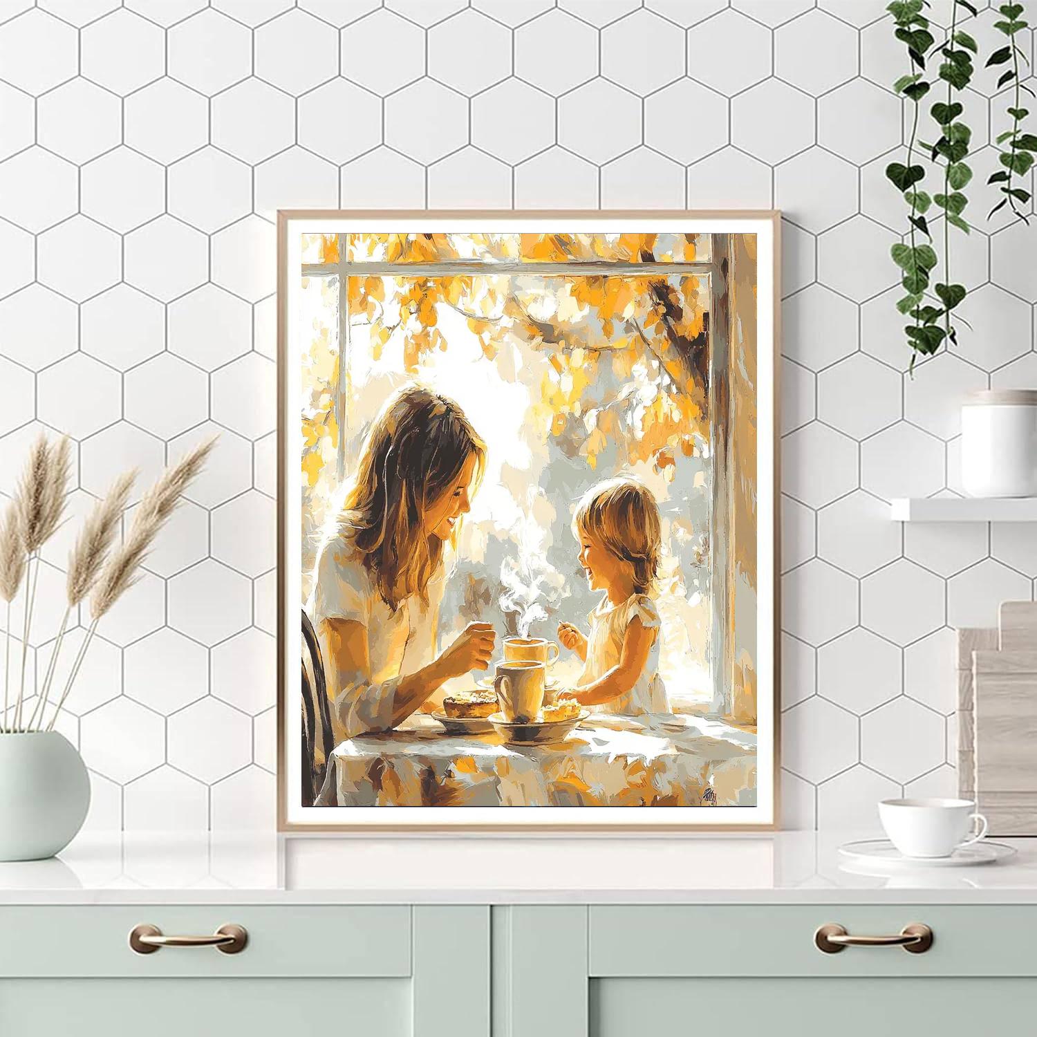 Timeless Morning Moments Number Painting