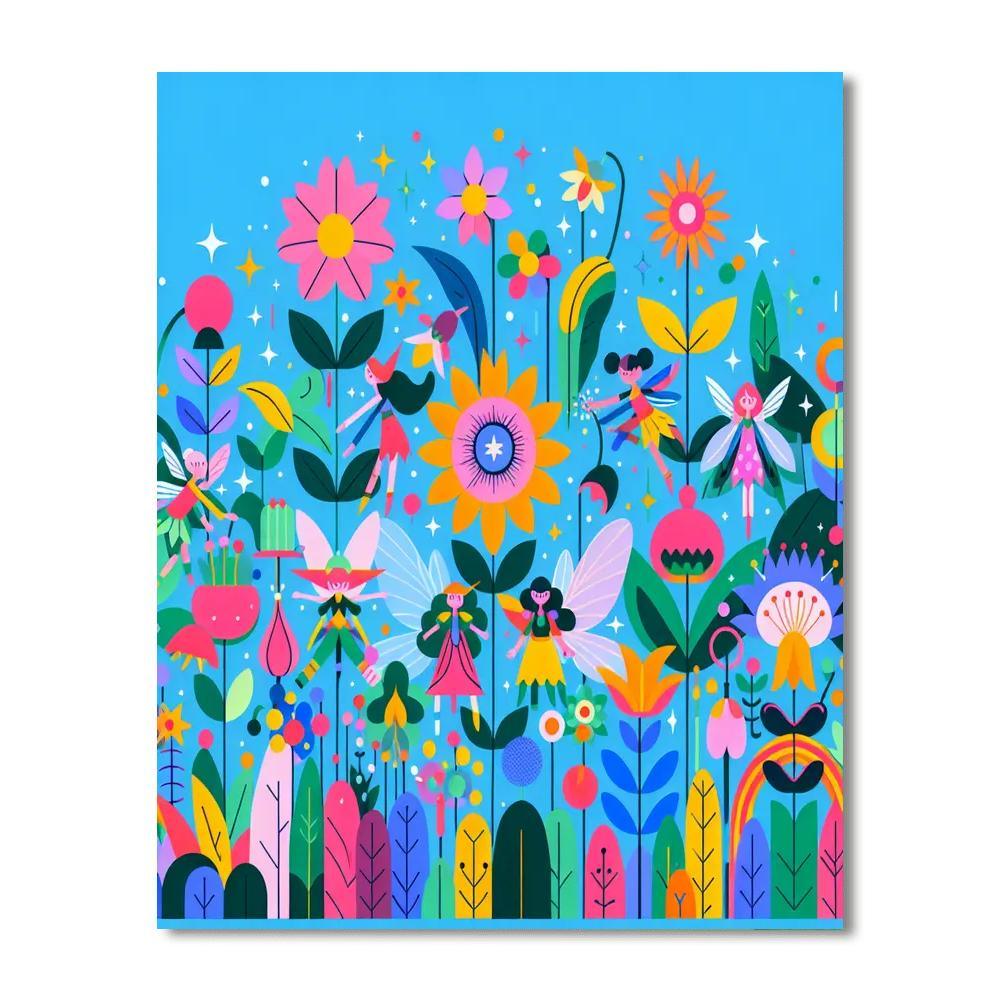 Magic Garden Adventure Paint By Color