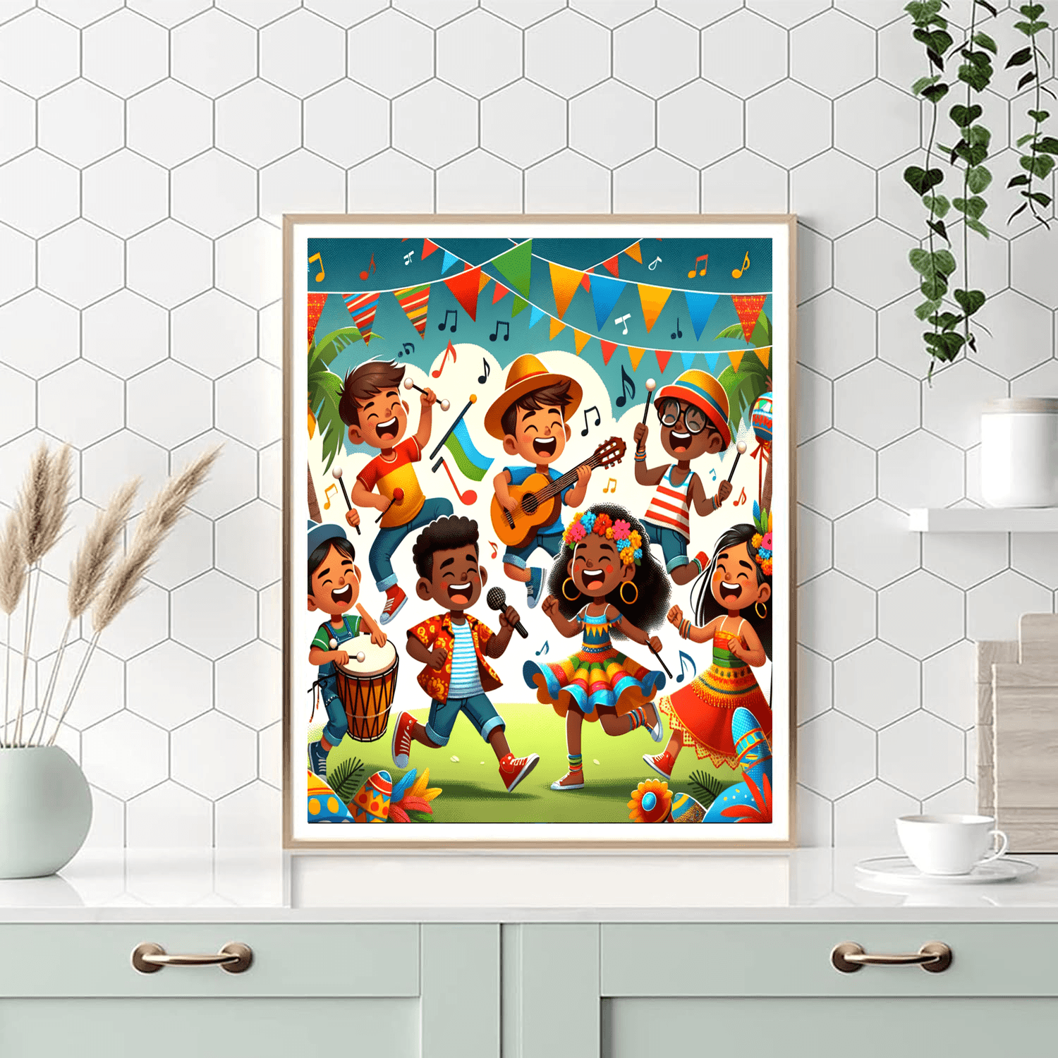 Joyful Music Festival Painting By Numbers Kit