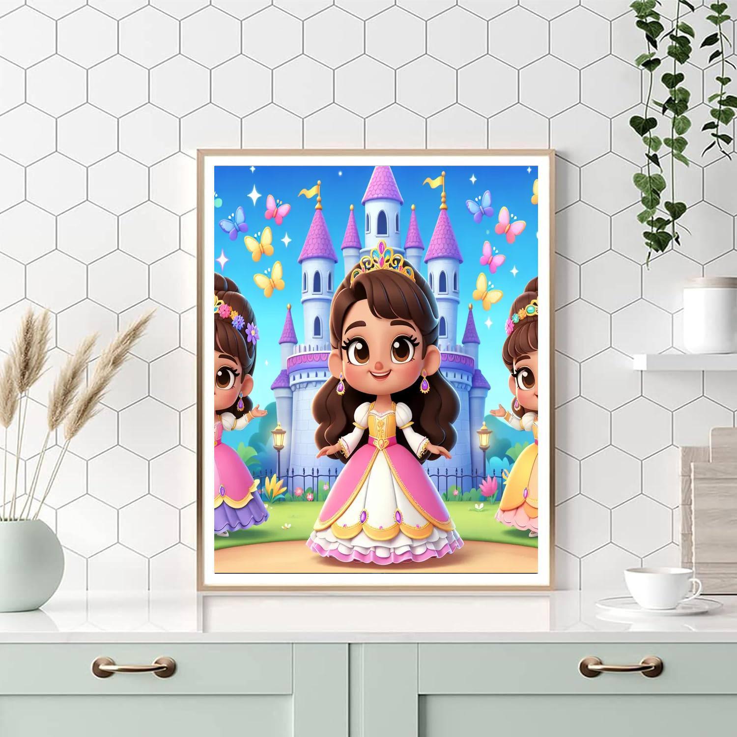 Magical Princess Kingdom Number Painting