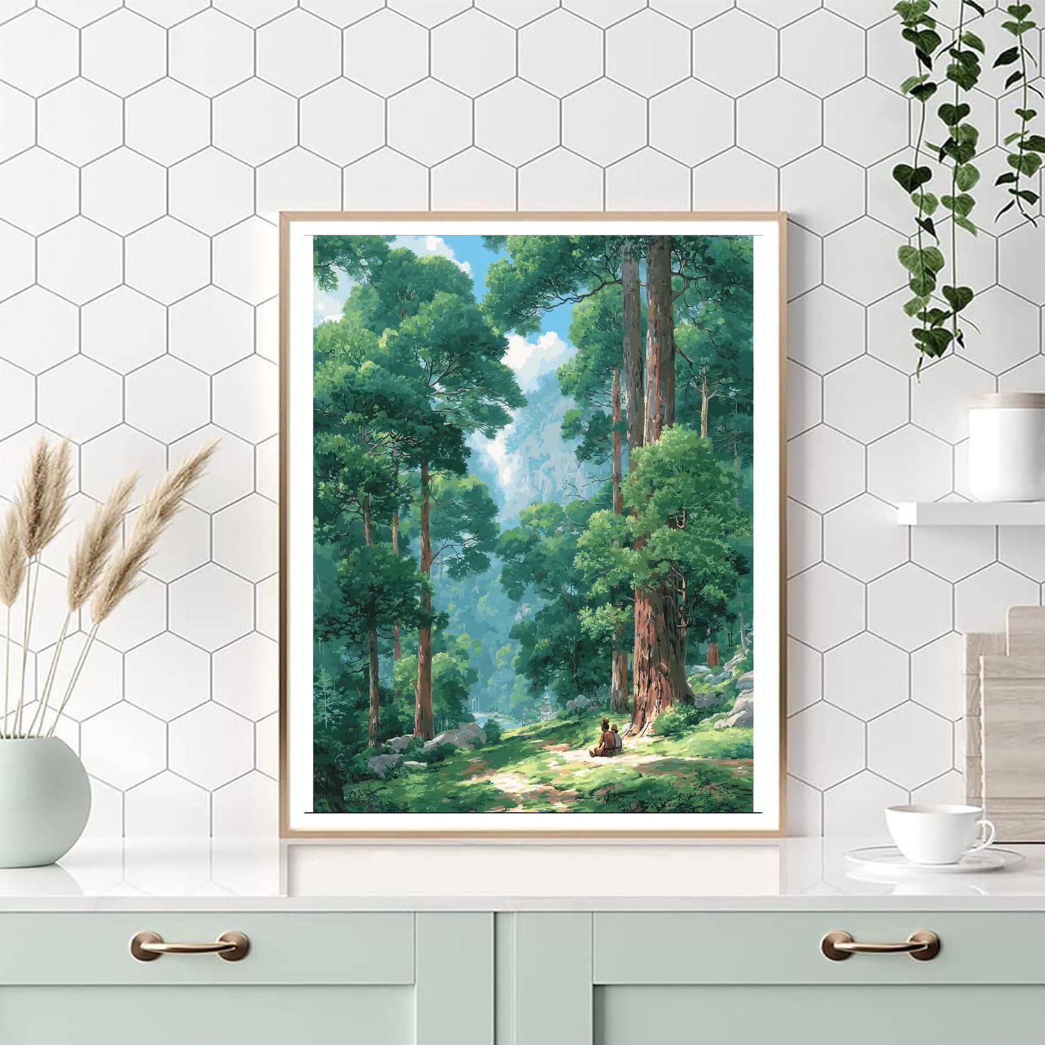 Forest Whispers Of A Mother's Heart Paint By Number