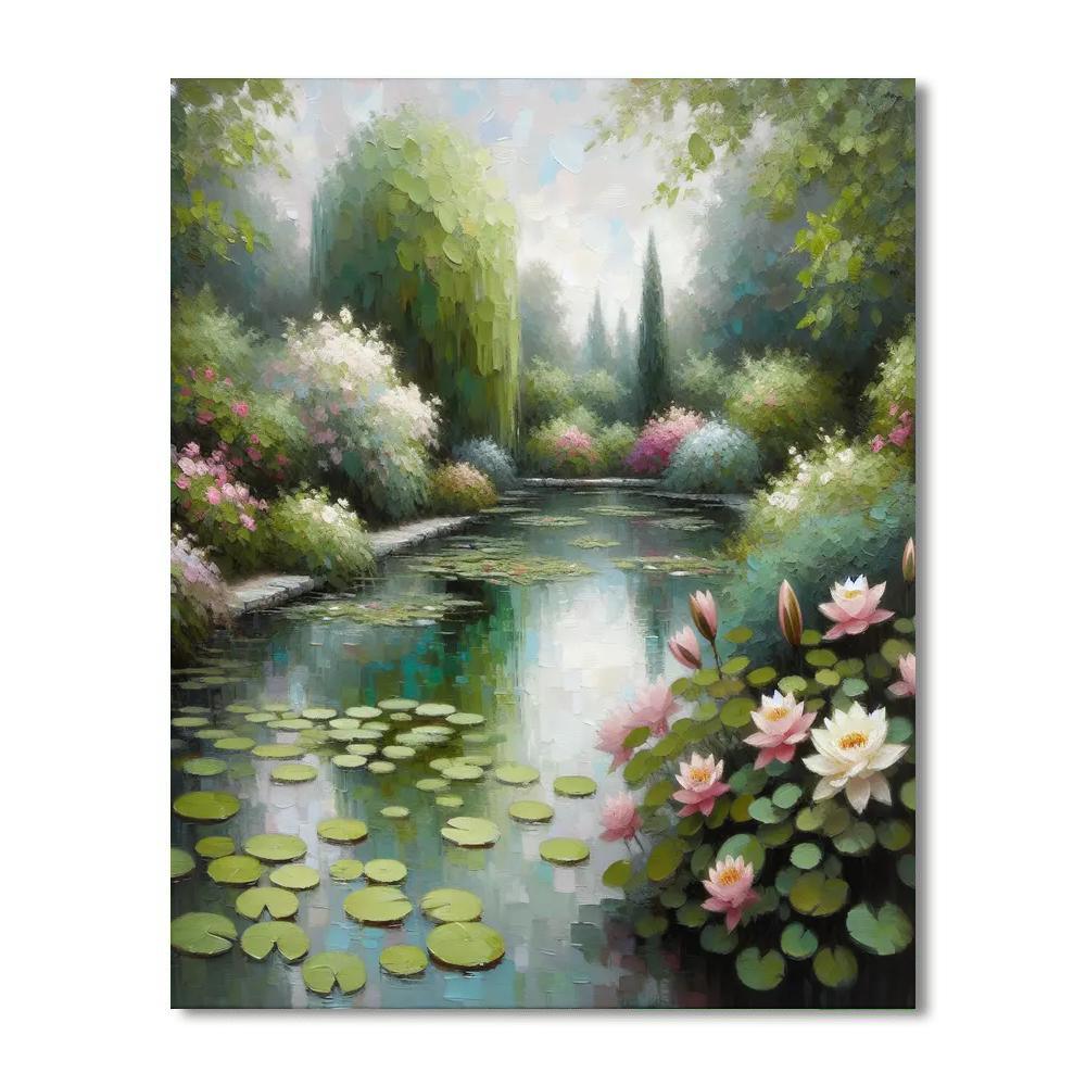 Monet's Water Garden DIY Paint By Numbers