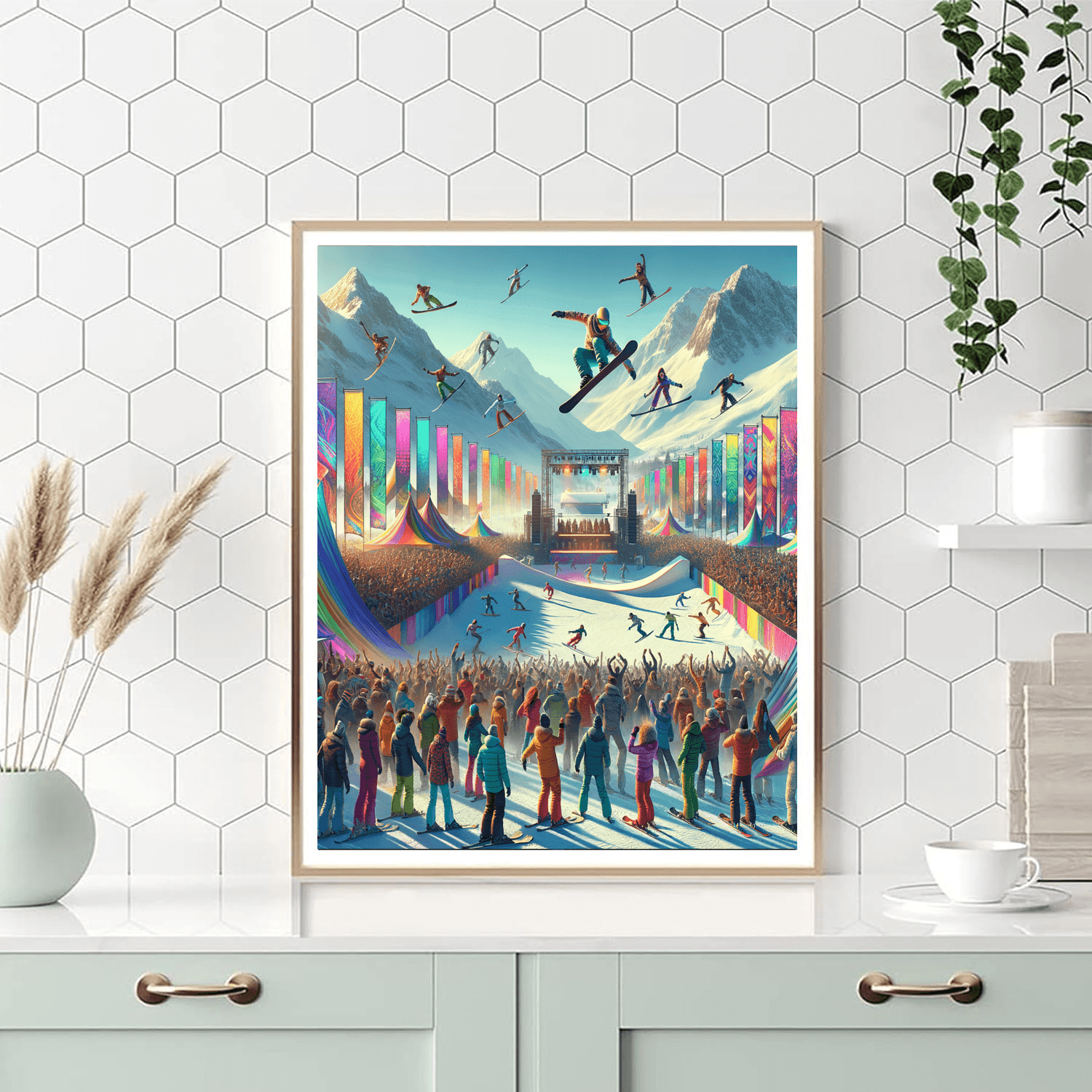 Whistler World Ski And Snowboard Festival Number Painting