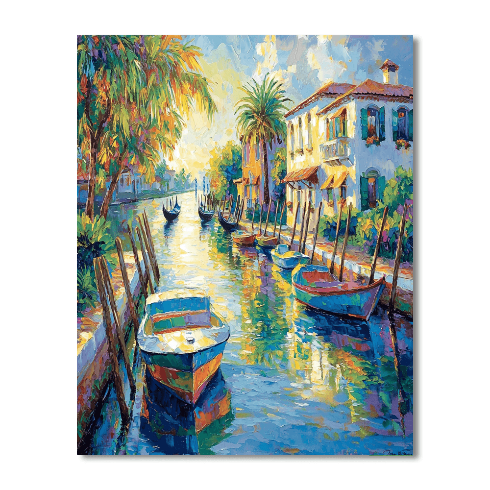 The Venice Canals Paint By Number