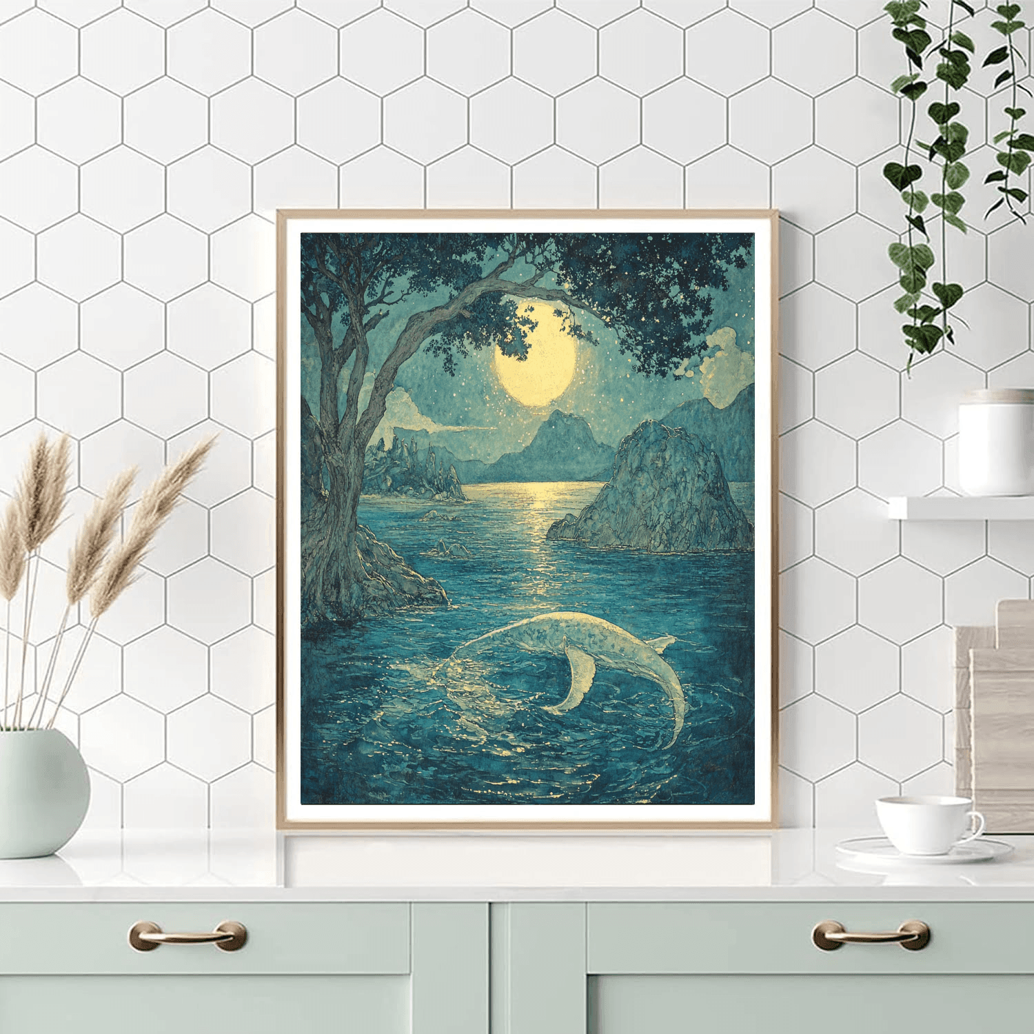 Arthur Rackham Inspired Mythical Waters  DIY Paint By Numbers