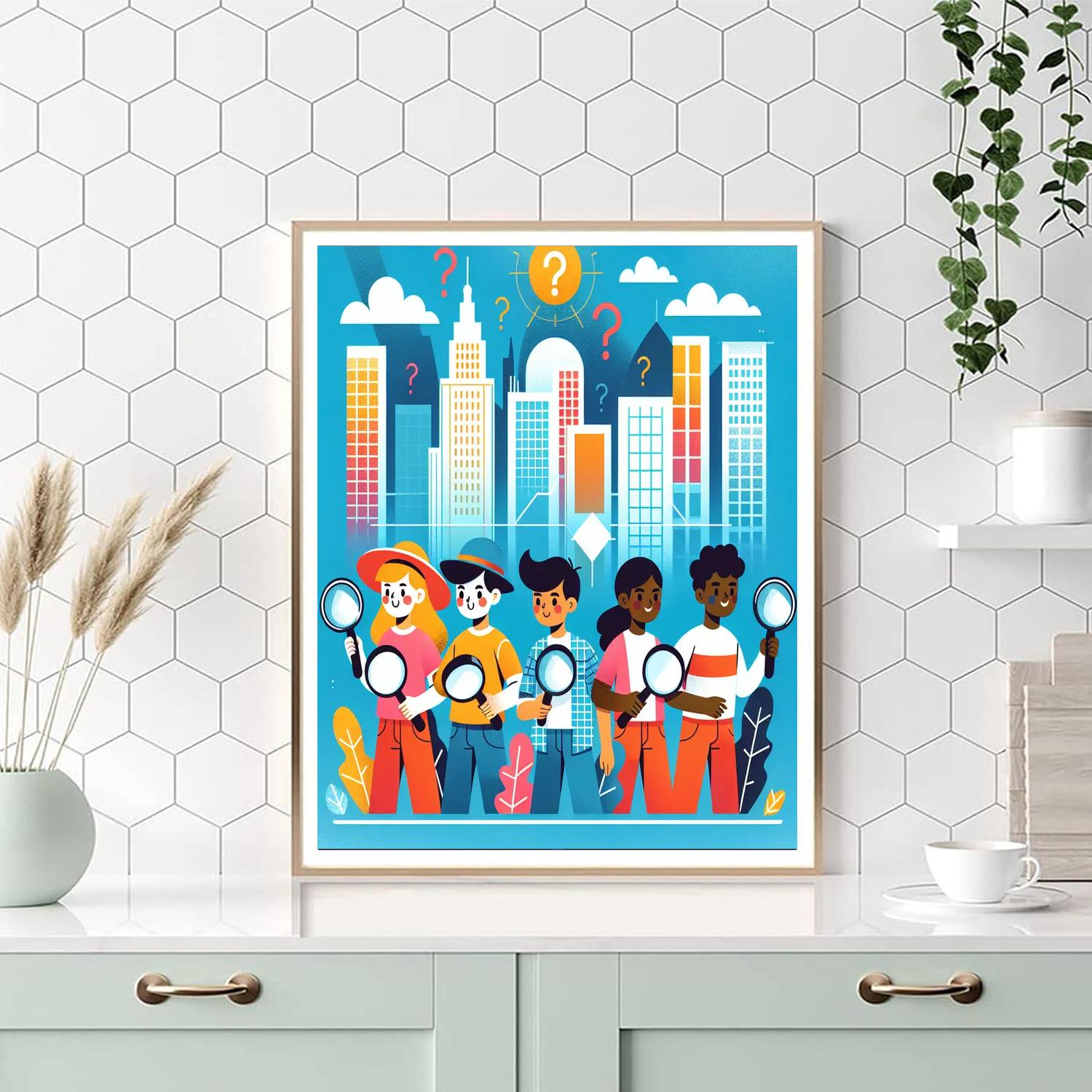 Super Sleuth Mystery Number Painting