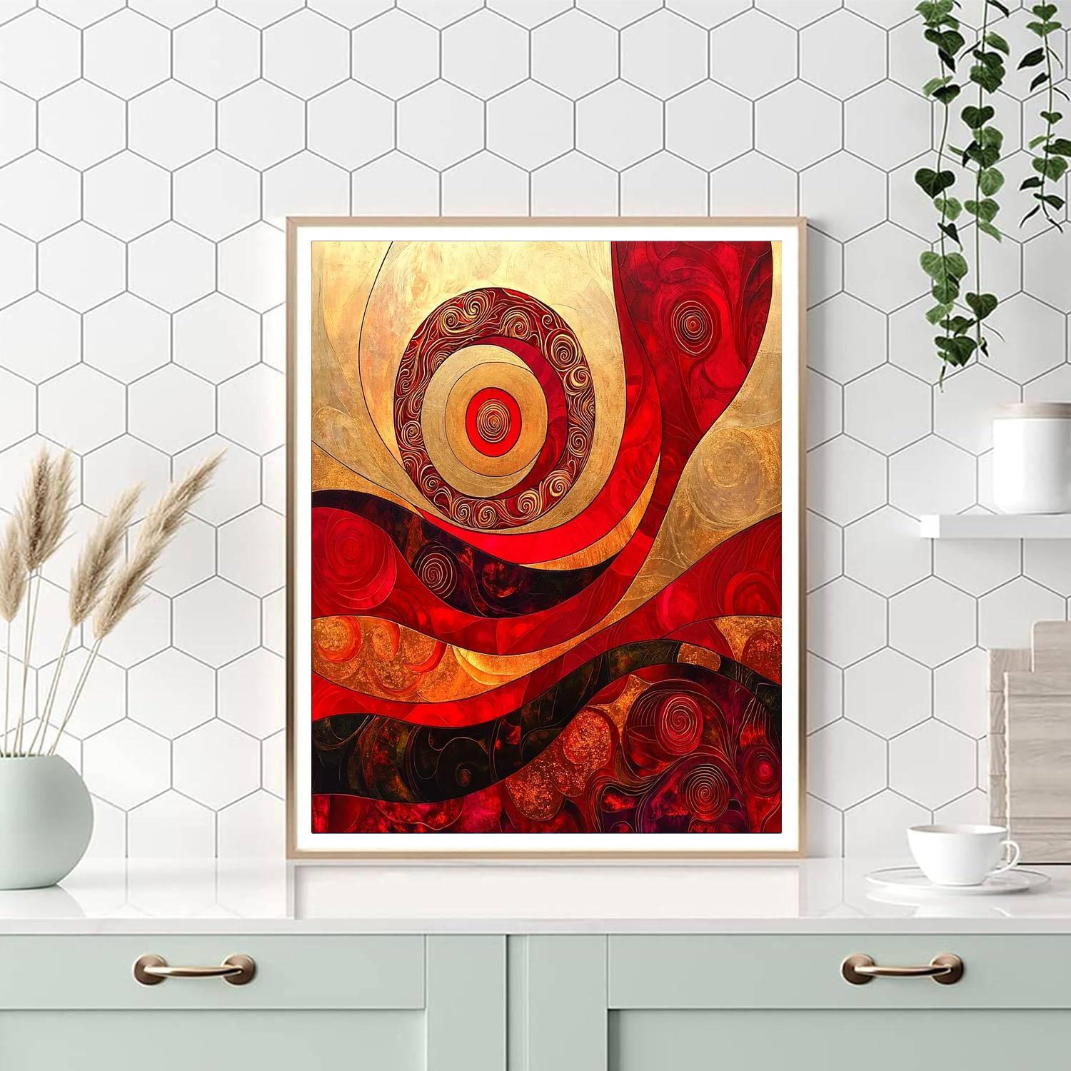 Gustav Klimt Inspired Mystical Harmony  DIY Paint By Numbers