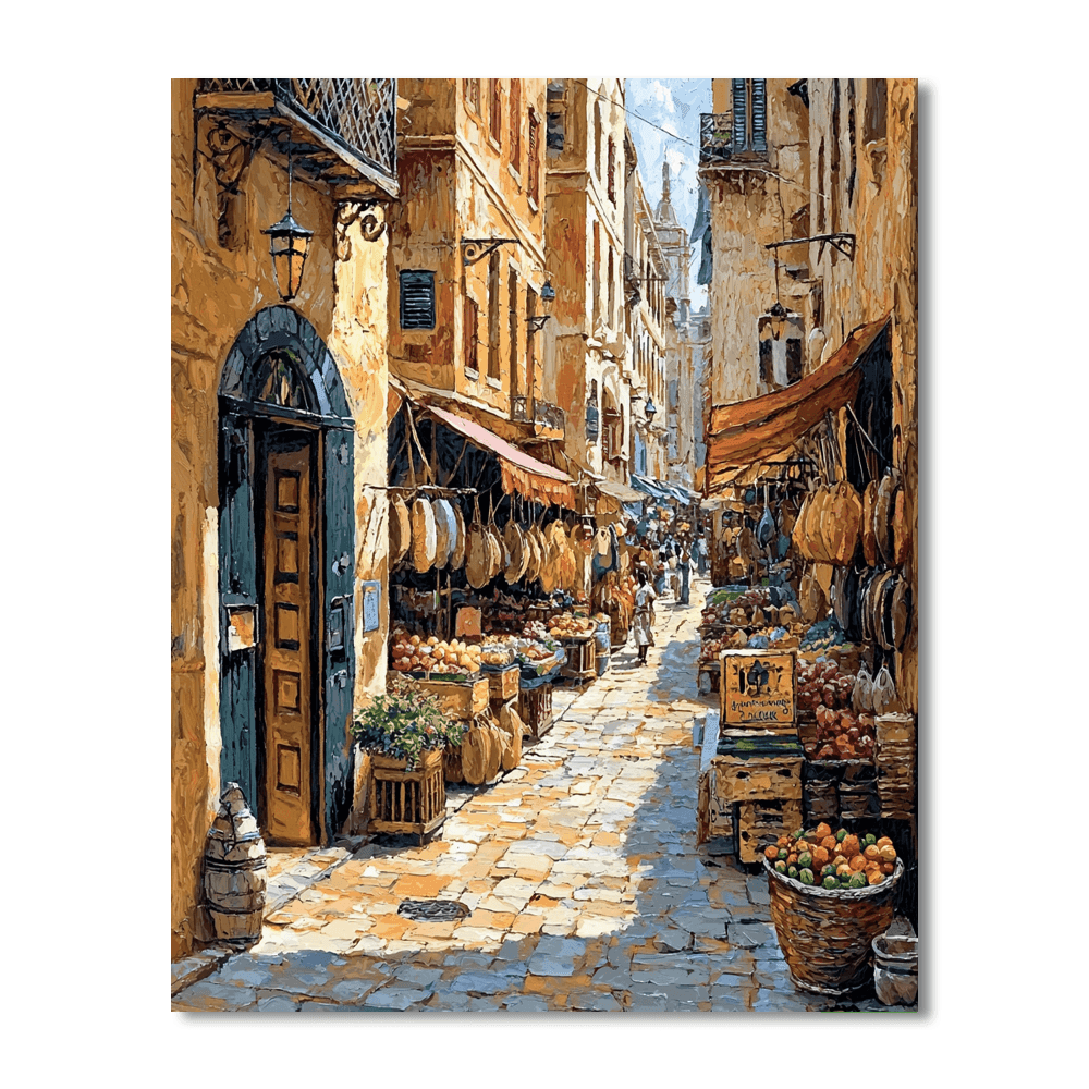 Zanzibar's Stone Town Paint By Numbers Kits