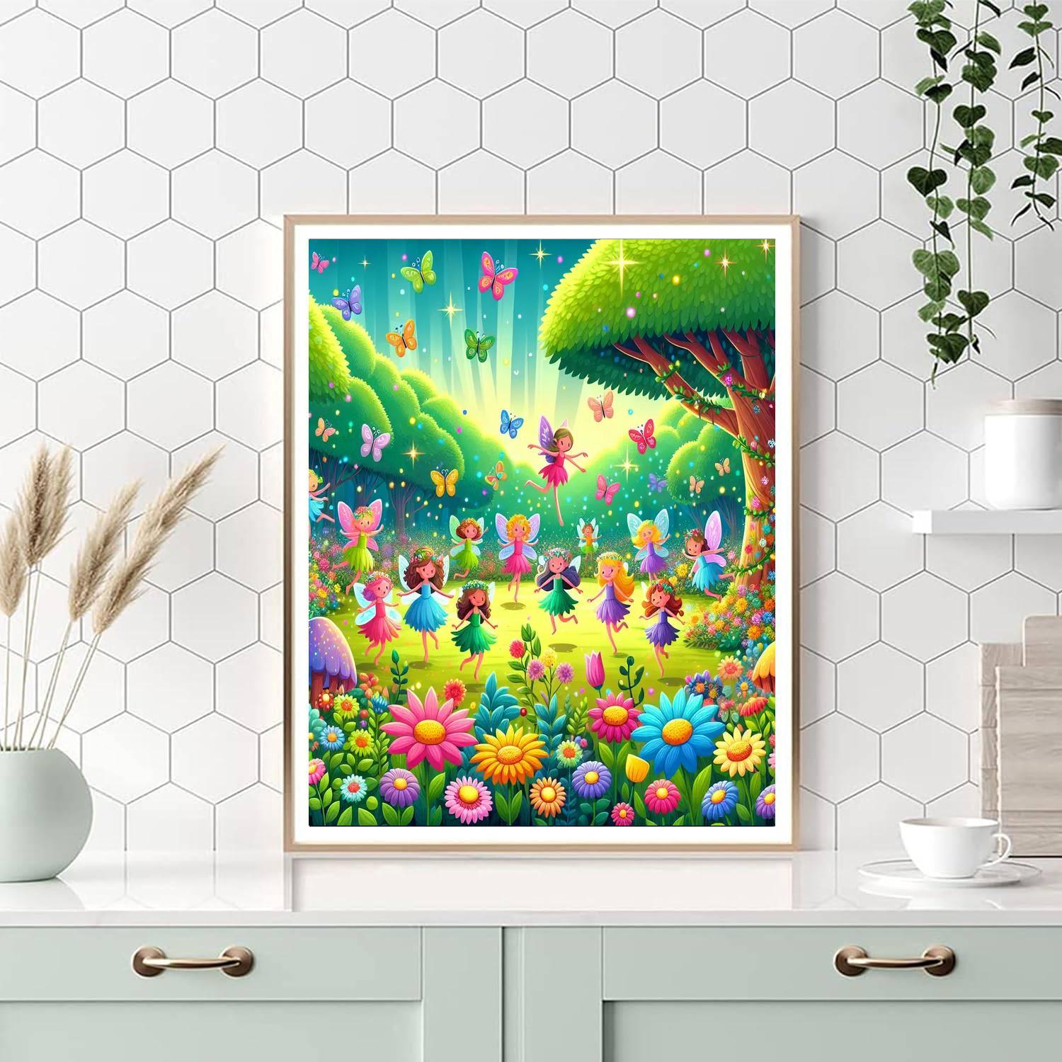 Magical Fairy Grove Paint By Number