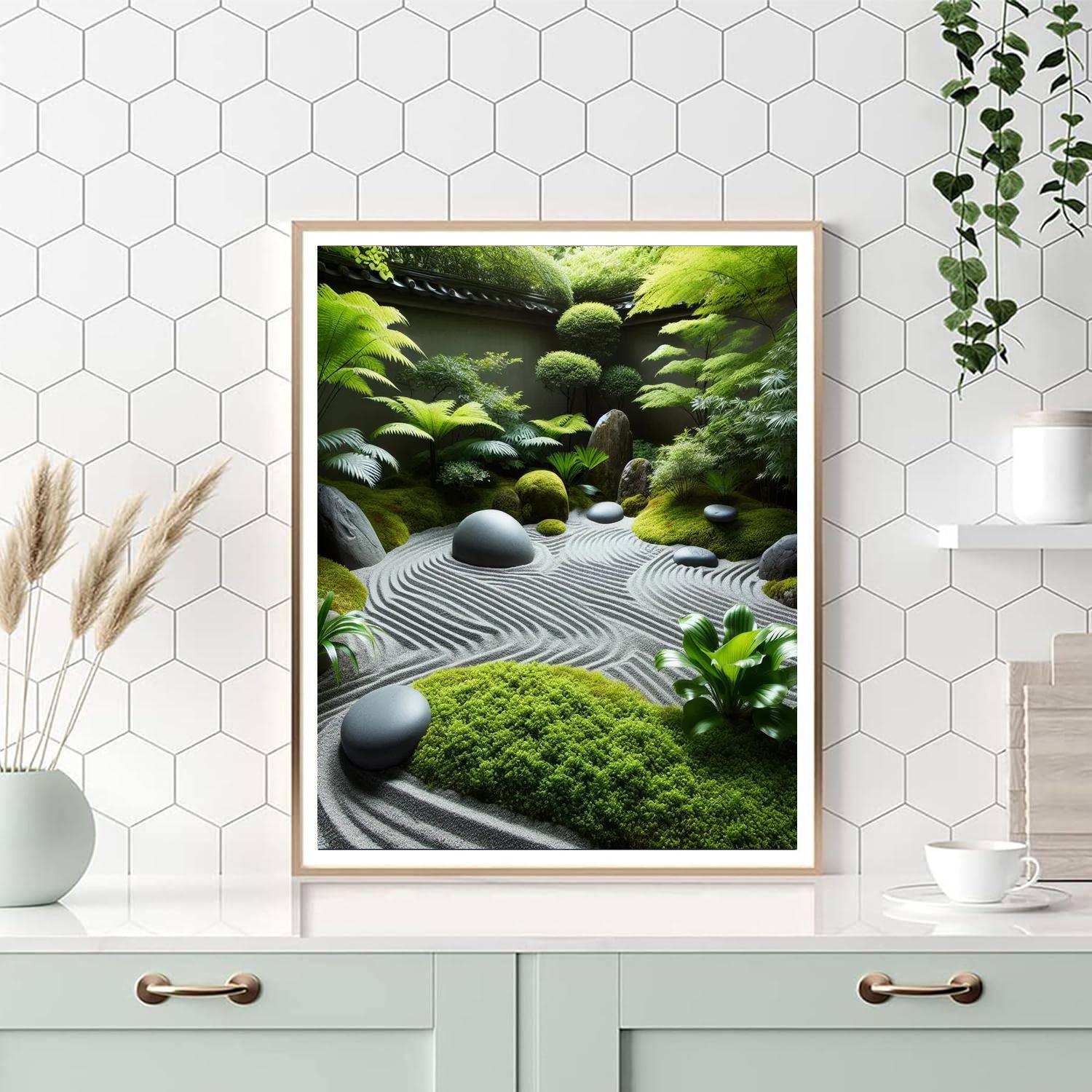 Mystic Zen Garden Retreat Numbered Painting Kits