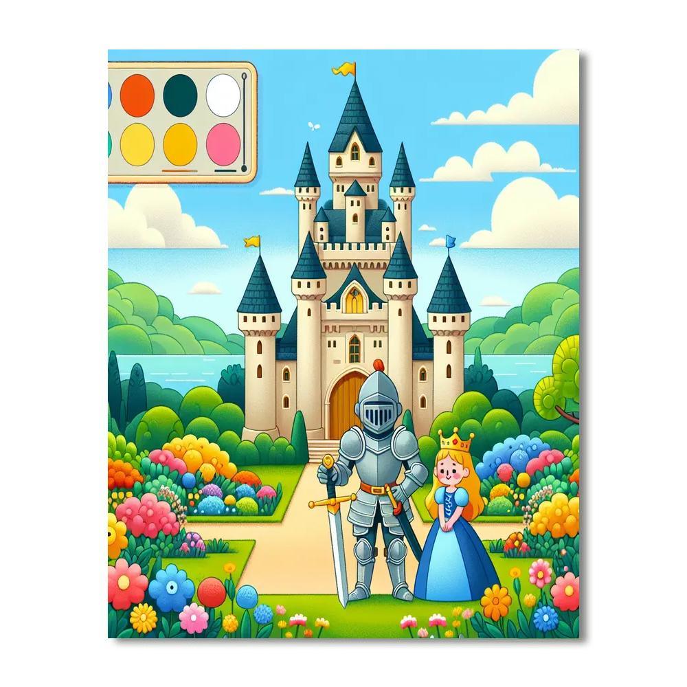 Dreamy Castle Adventures Paint By Numbers Art
