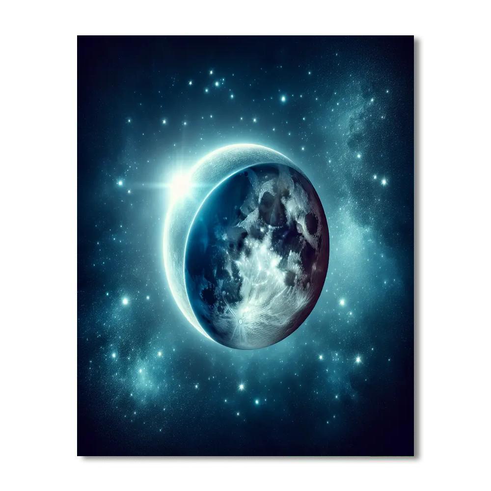 Lunar Eclipse Mystery Paint By Numbers