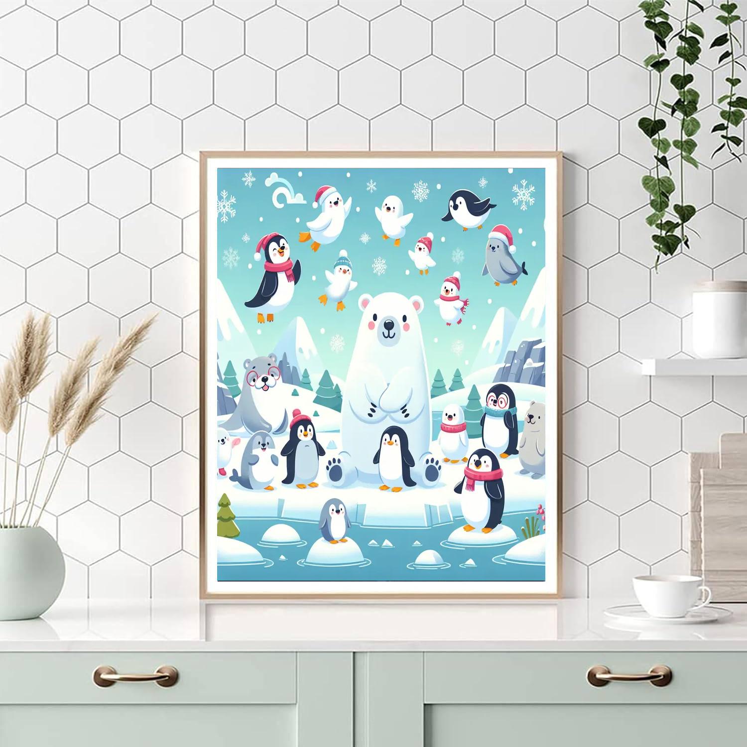 Playful Arctic Adventures Numbered Painting Kits