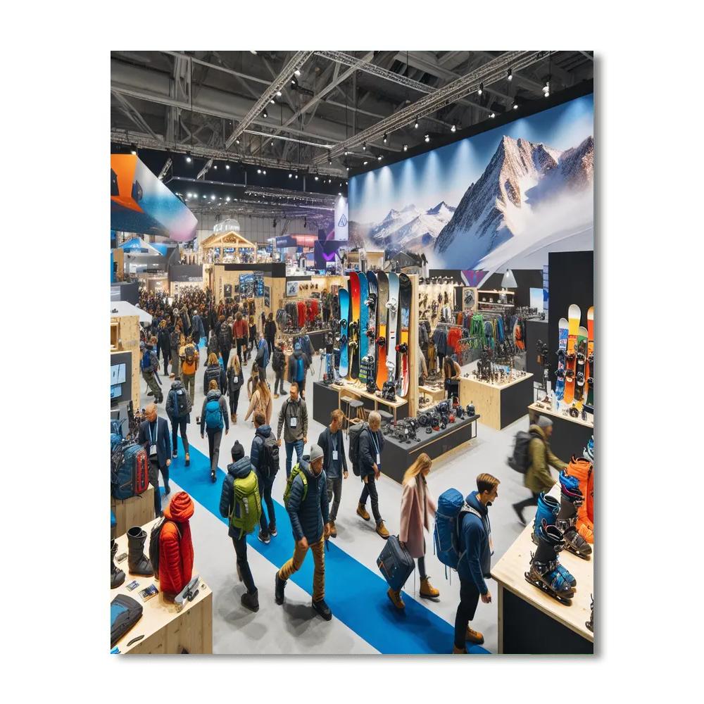 Oudoor Retailer Winter Market - Usa Paint By Numbers Art