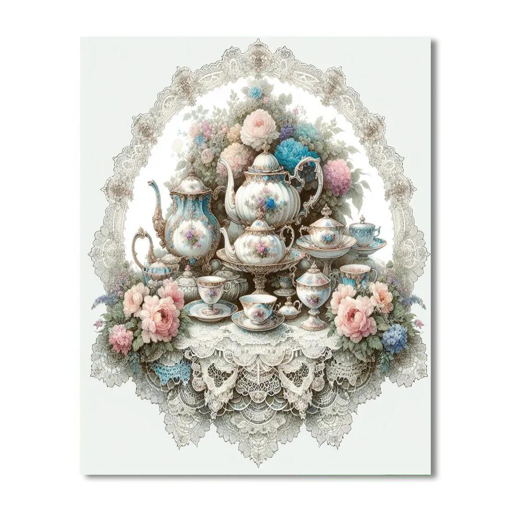 Victorian Tea Time Affair Paint By Number