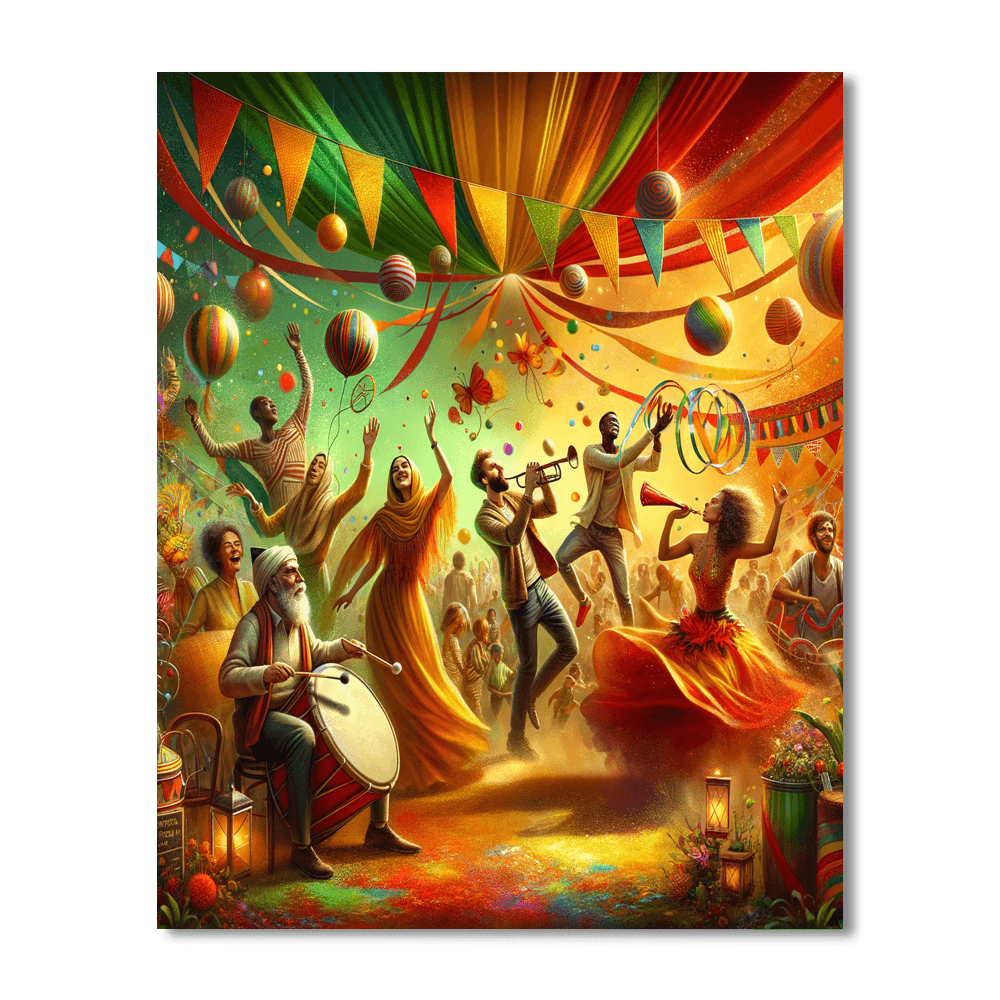 Festive Celebrations Painting By Numbers Kit