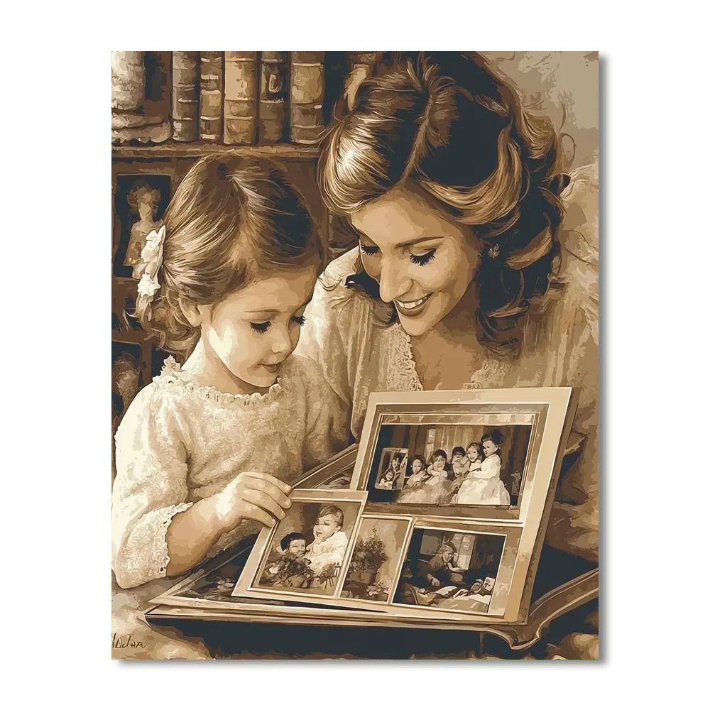 Cherished Moments In Time DIY Paint By Numbers