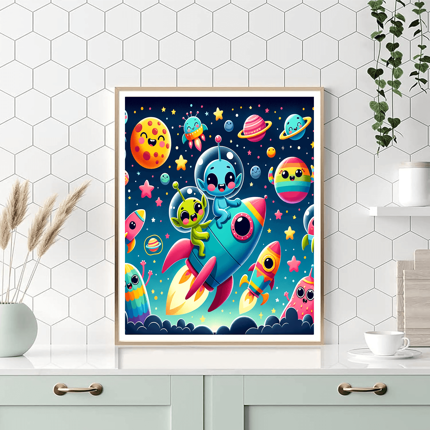 Cosmic Space Race Paint By Numbers Kits