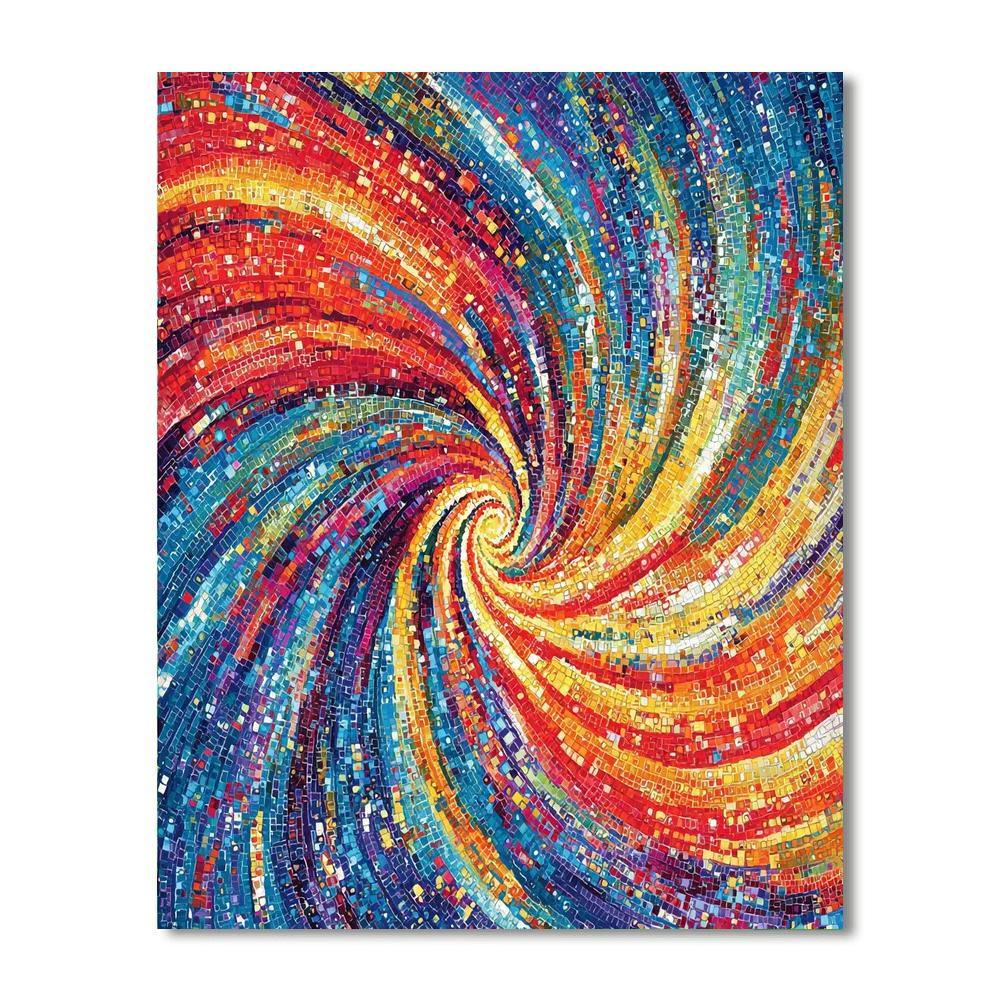Georges Seurat Inspired Whirling Vortex  Paint By Numbers Kits