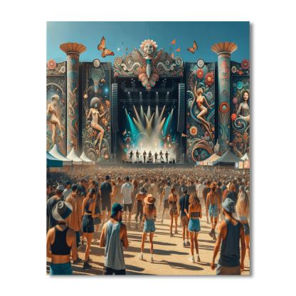 Coachella Valley Music And Arts Festival - Usa Paint By Numbers Art