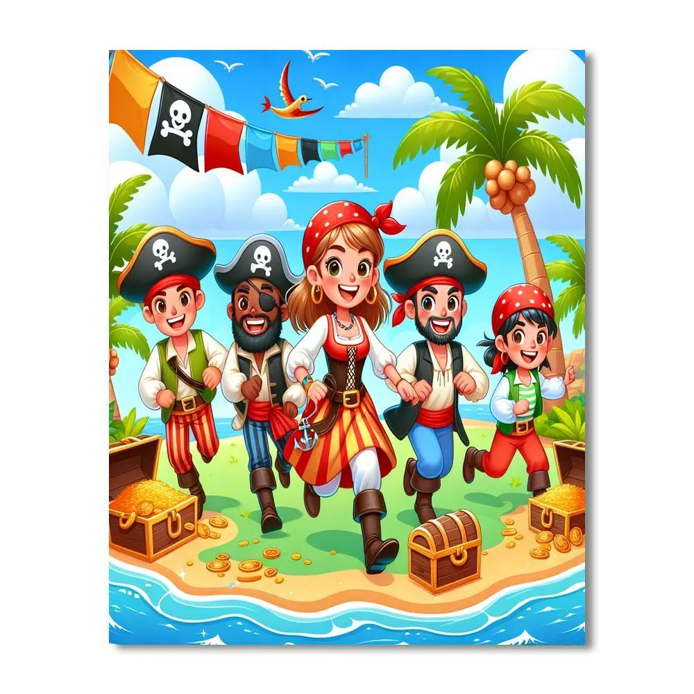 Treasure Map Expedition Paint By Numbers